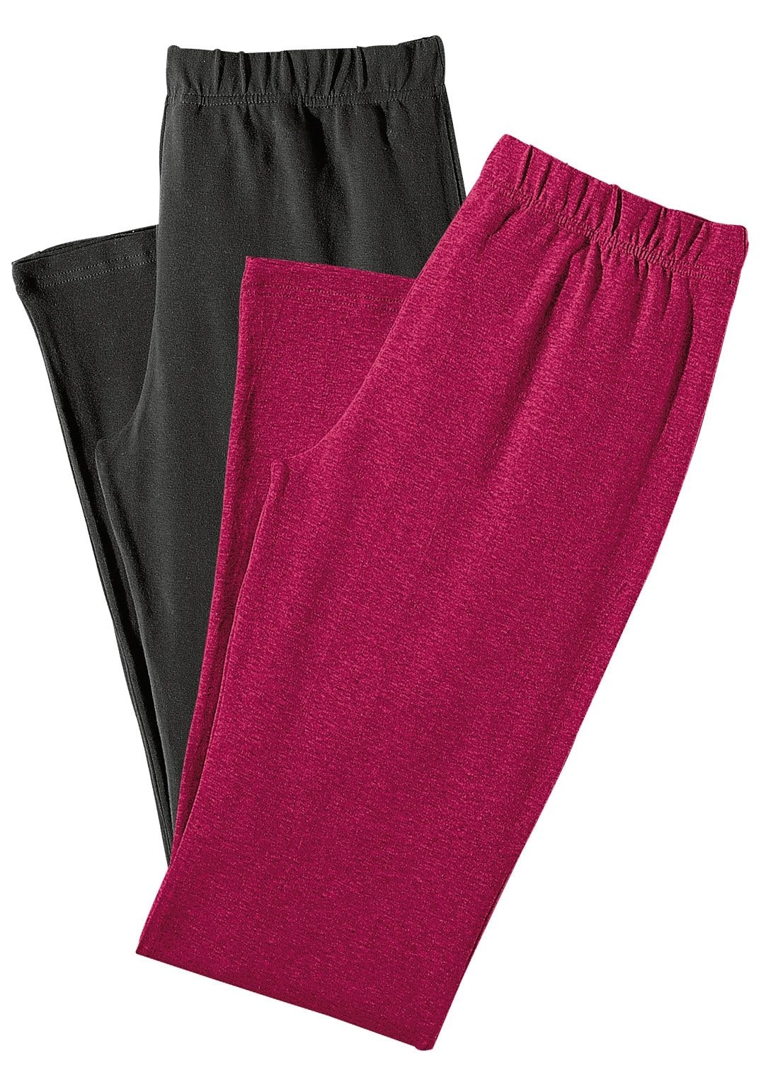 Vivance active Leggings, (2er-Pack), mit Gummibund, Loungewear