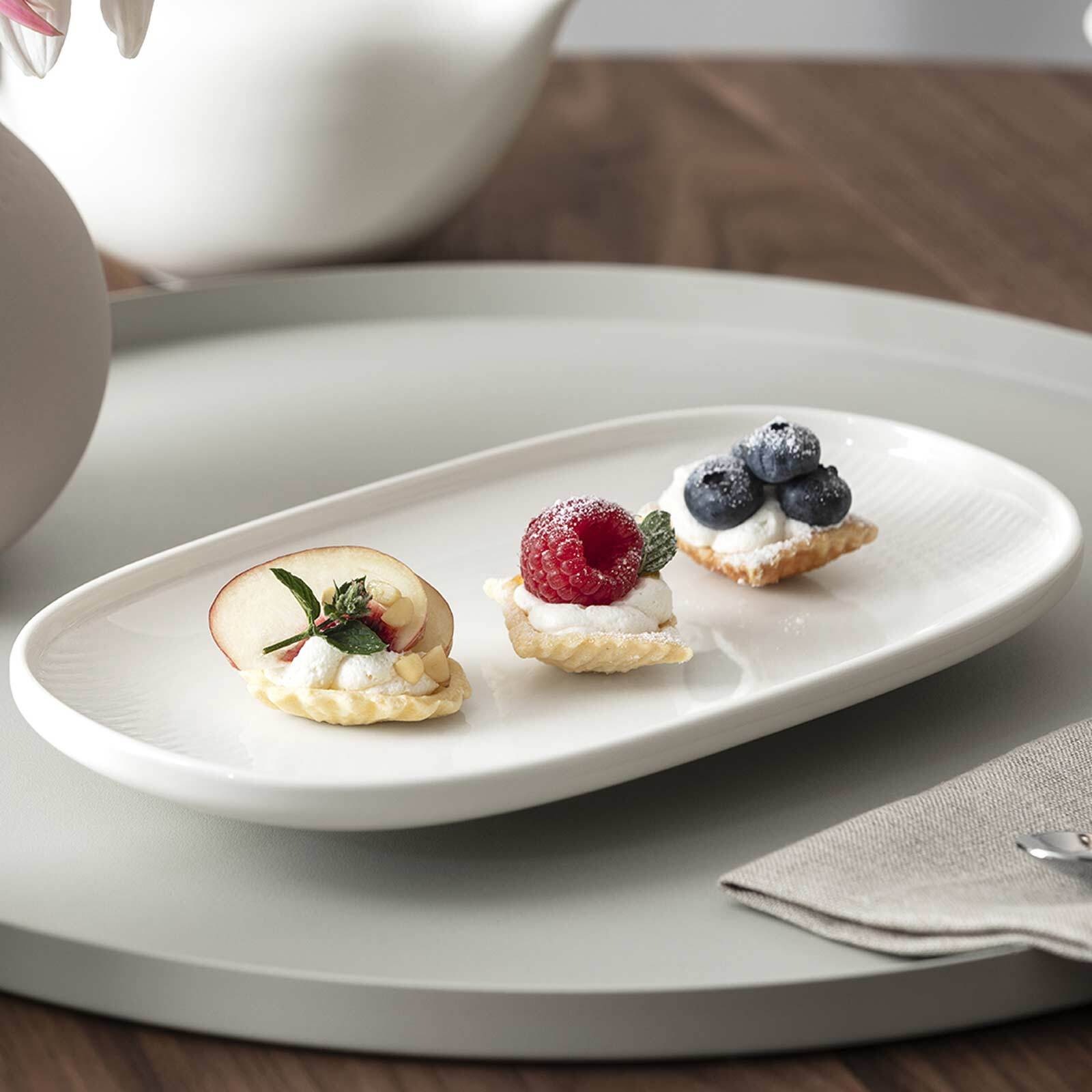 Villeroy & Boch Servierplatte »Universalplatten Afina 23 x 13 cm 6er Set weiß«