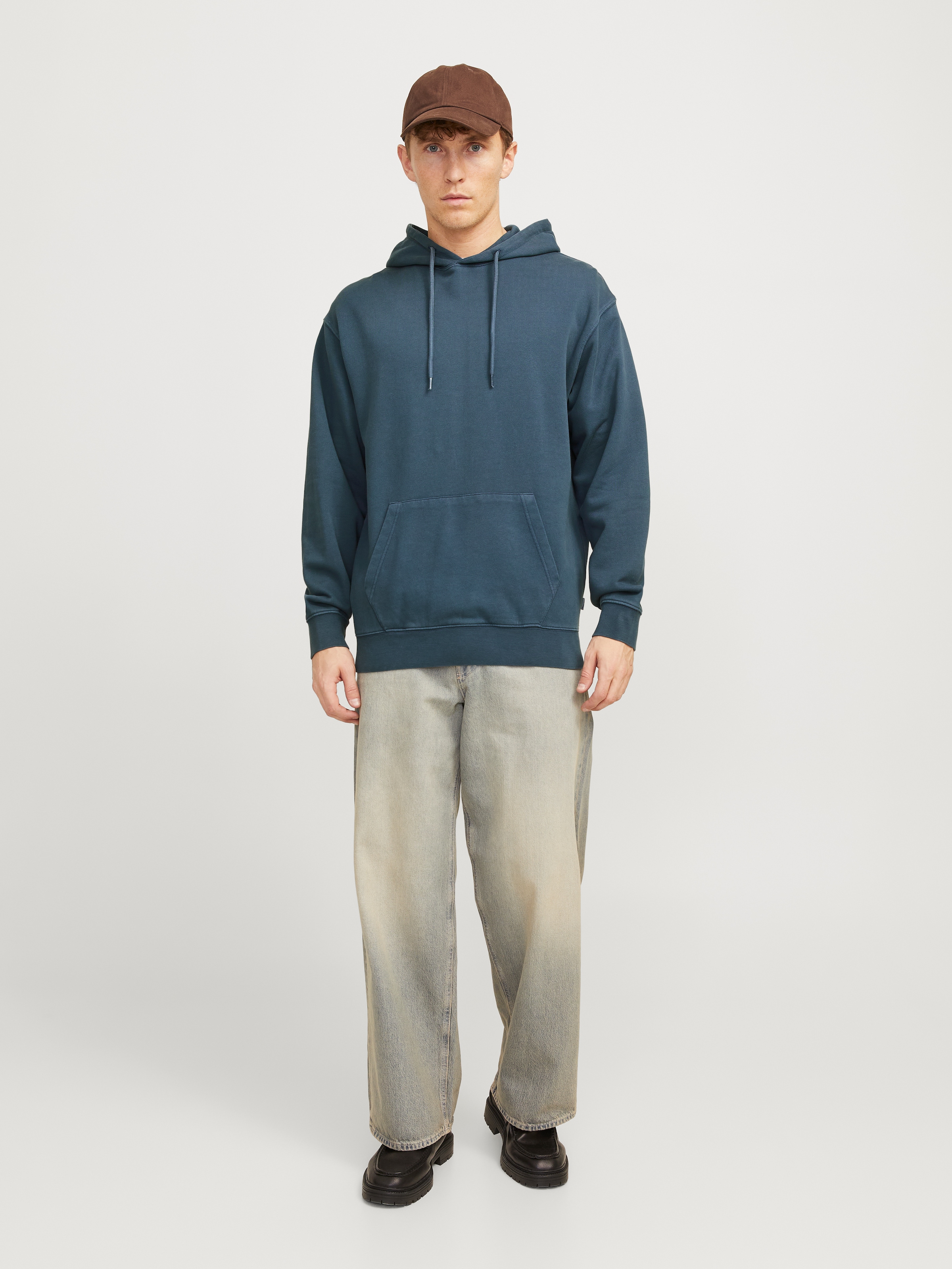 Jack & Jones Kapuzensweatshirt »JJECHARGE FADED SWEAT HOOD NOOS«, mit Kapuze