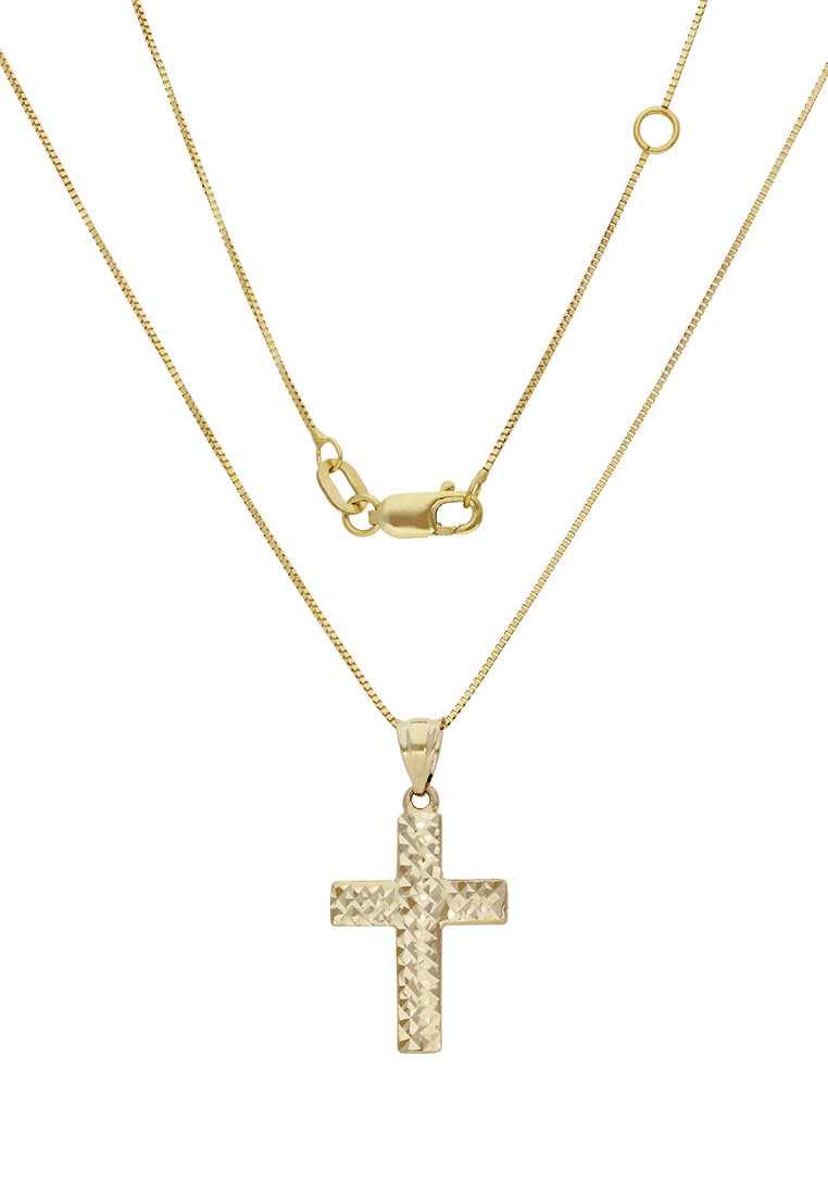 »Kreuz, auf mit Anhänger Rechnung Firetti diamantiert« und glänzend Kette bestellen