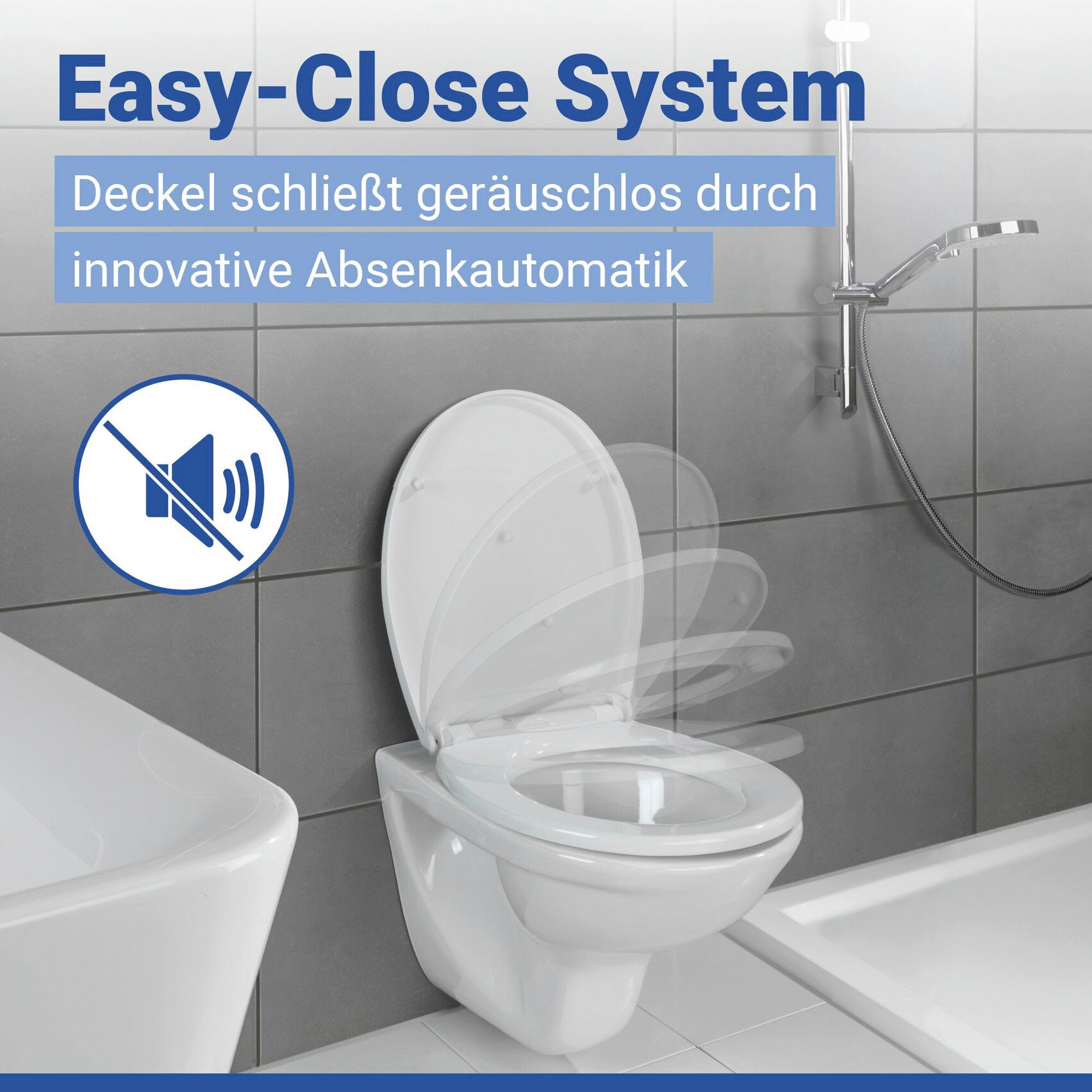 WENKO WC-Sitz »Ostuni« 1 Stk. tlg. Thermoplast, belastbar mit 300 kg, mit Absenkautomatik