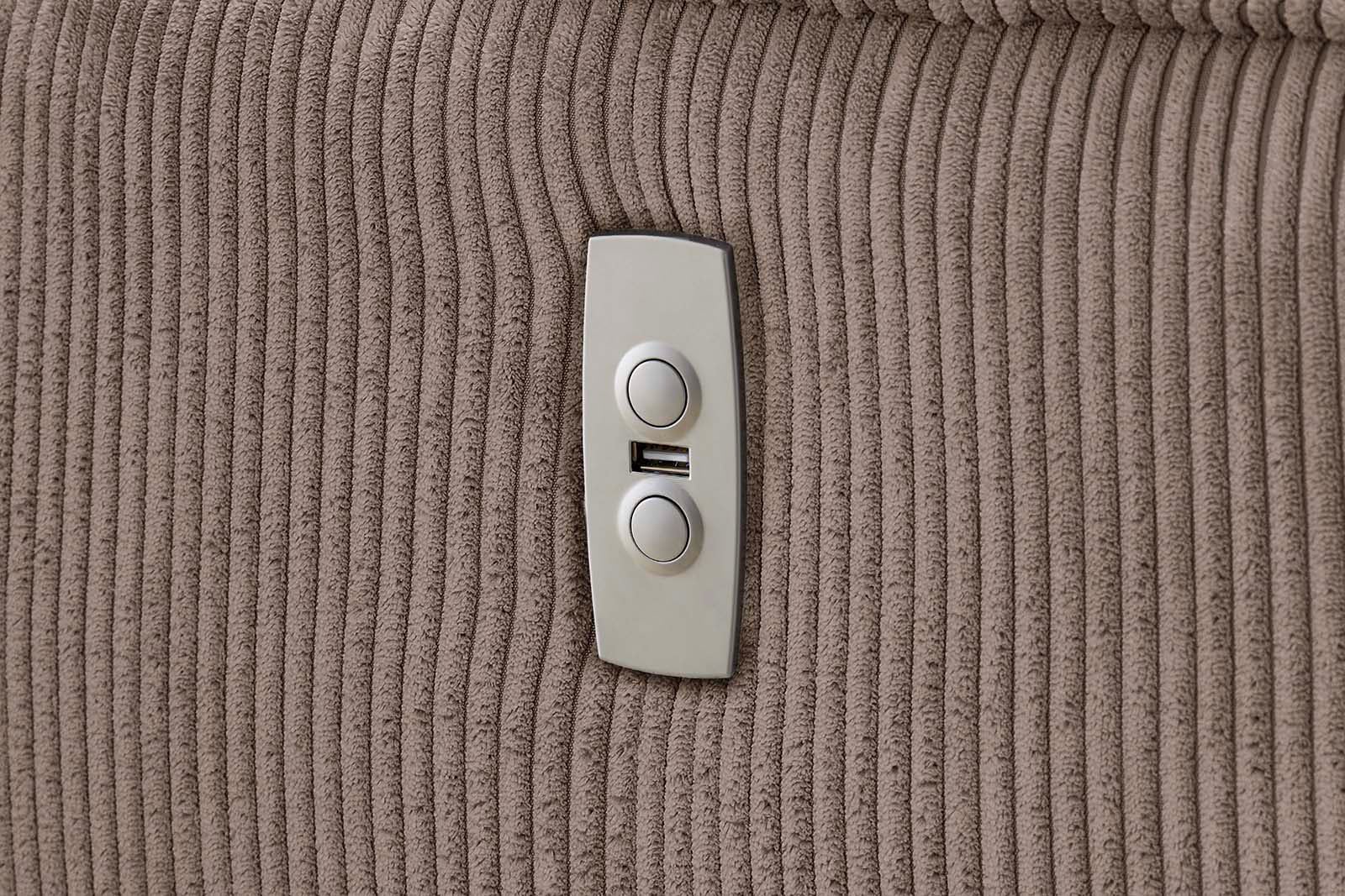 Jockenhöfer Gruppe Ecksofa »Double One L-Form«, mit 2x 120cm breiten, elektromotorischen Relaxfunktionen