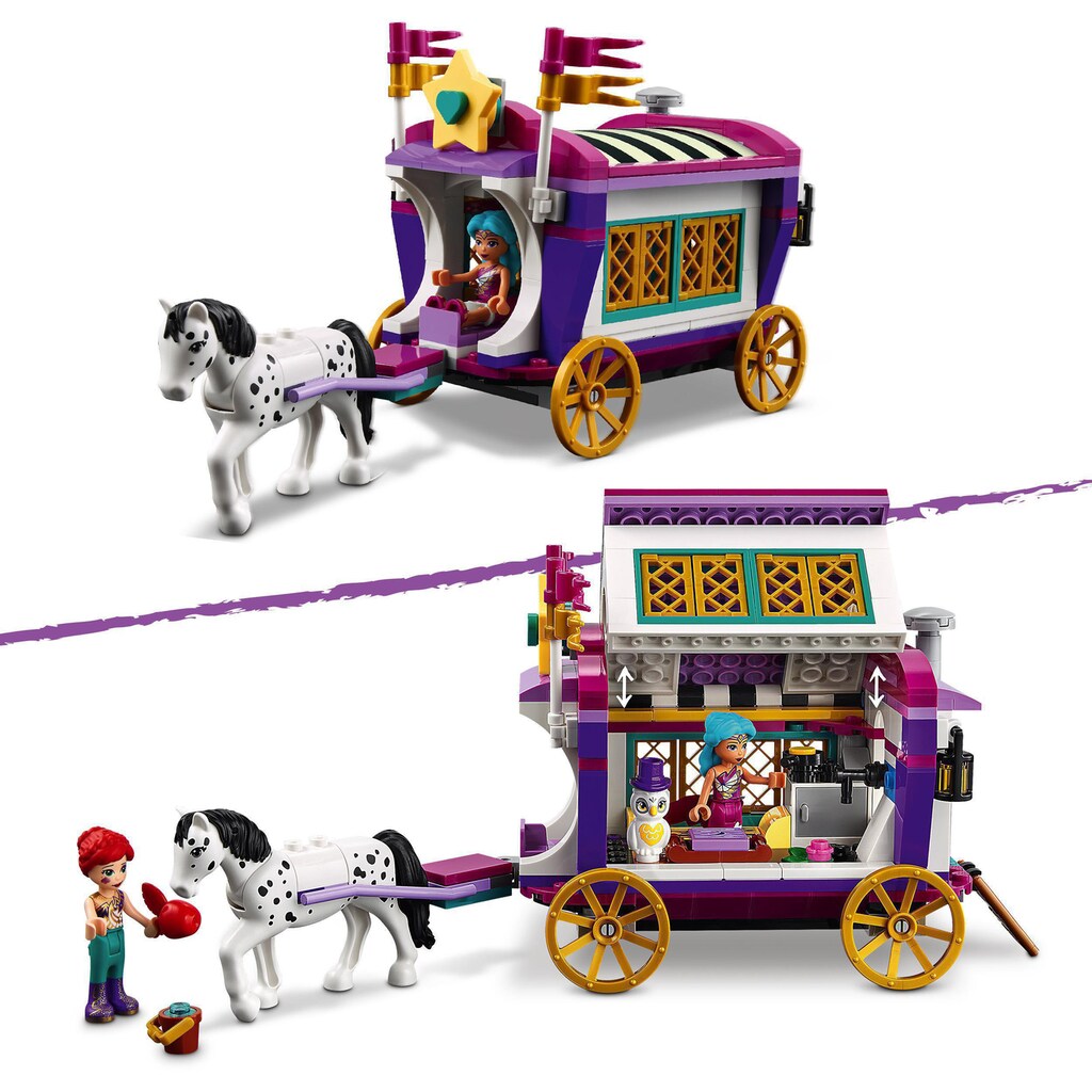 LEGO® Konstruktionsspielsteine »Magischer Wohnwagen (41688), LEGO® Friends«, (348 St.), Made in Europe