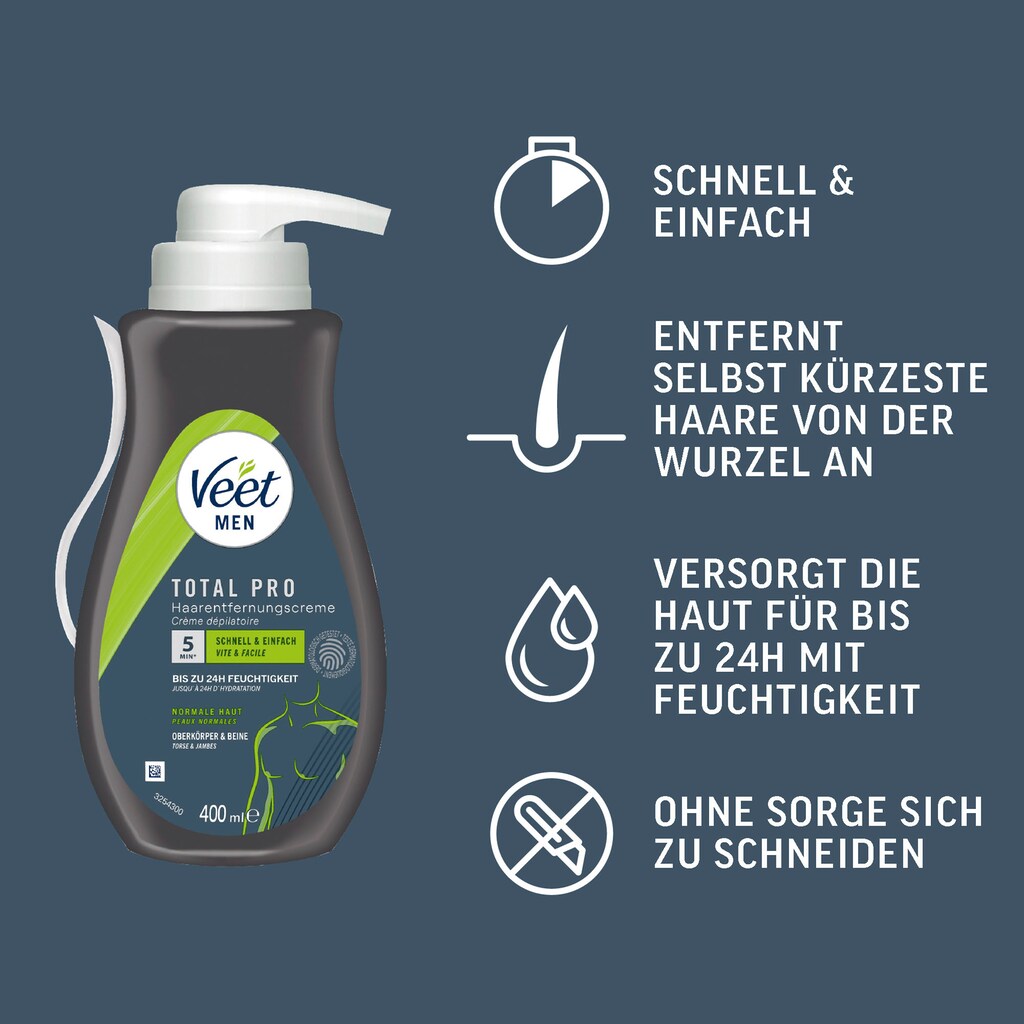 Veet Enthaarungscreme »for Men - Sensible Haut«