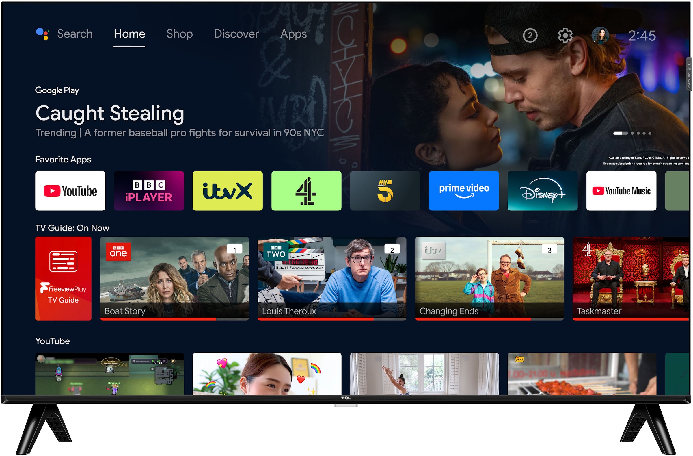 TCL LED-Fernseher »32S5L« 80 cm/32 ″ Full HD Android TV | Smart-TV