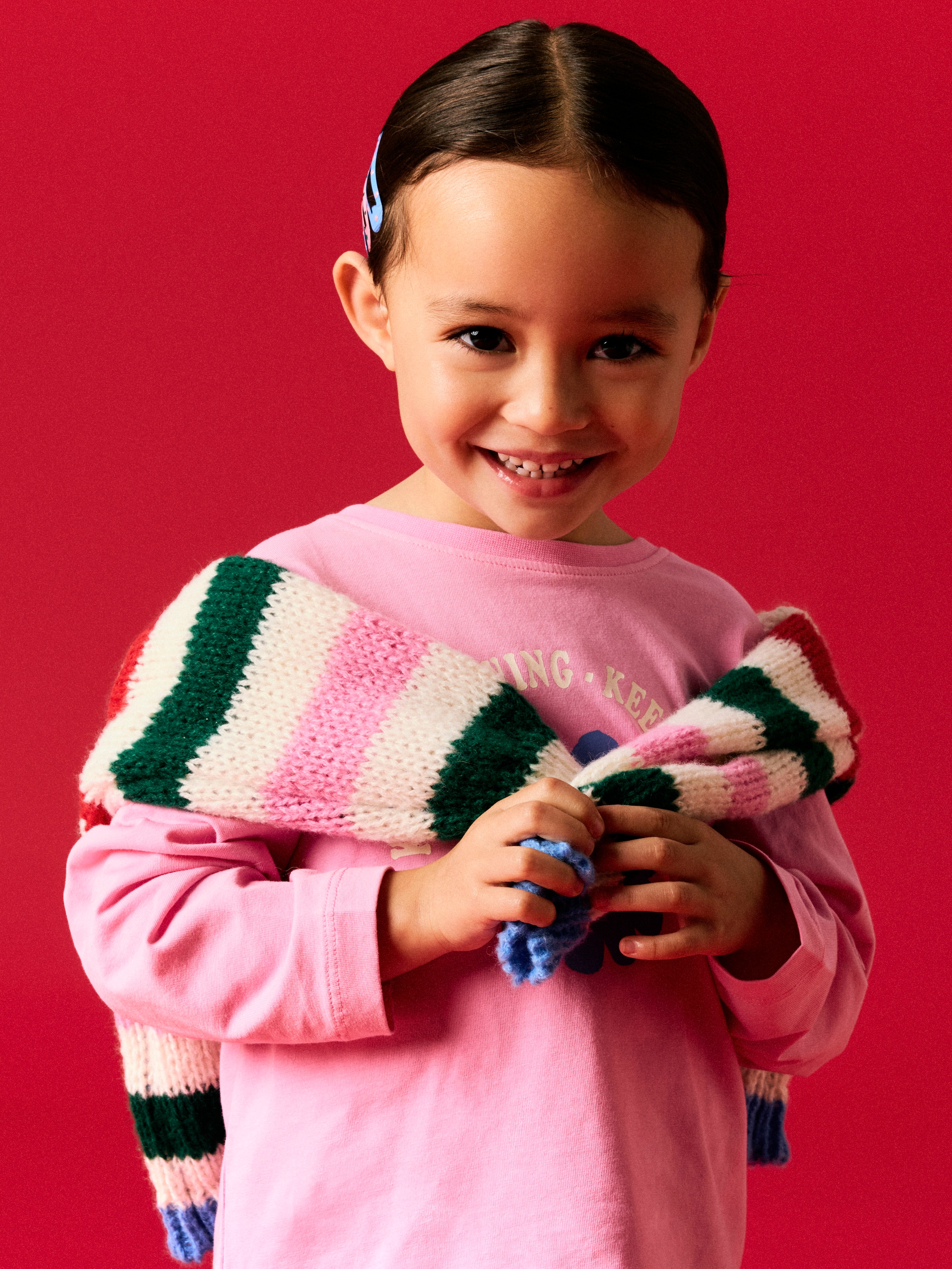 Name It Langarmshirt »NMFLINDALI LS NREG TOP BOX« Baumwollmischung, regular fit