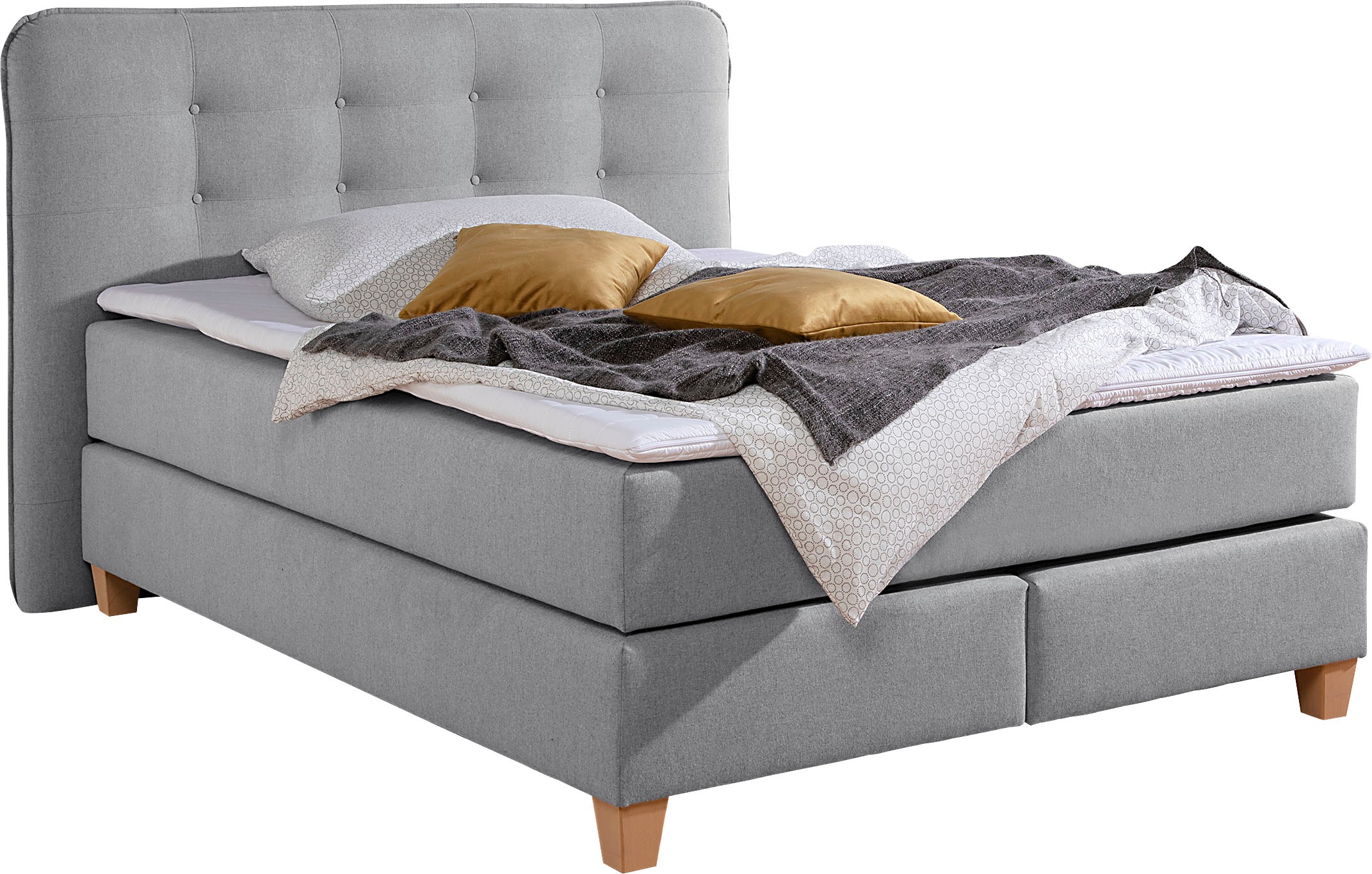 Home affaire Boxspringbett, inklusive Komfortschaum-Topper