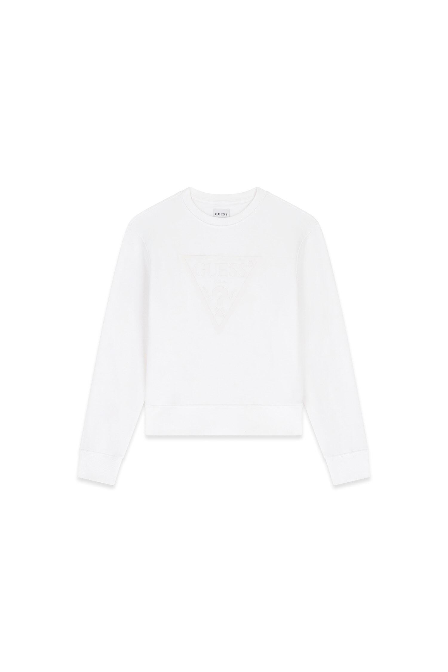 Guess Sweatshirt »NEW CN BASIC TRIANGLE«, mit tonalem Logodruck, Baumwollmix
