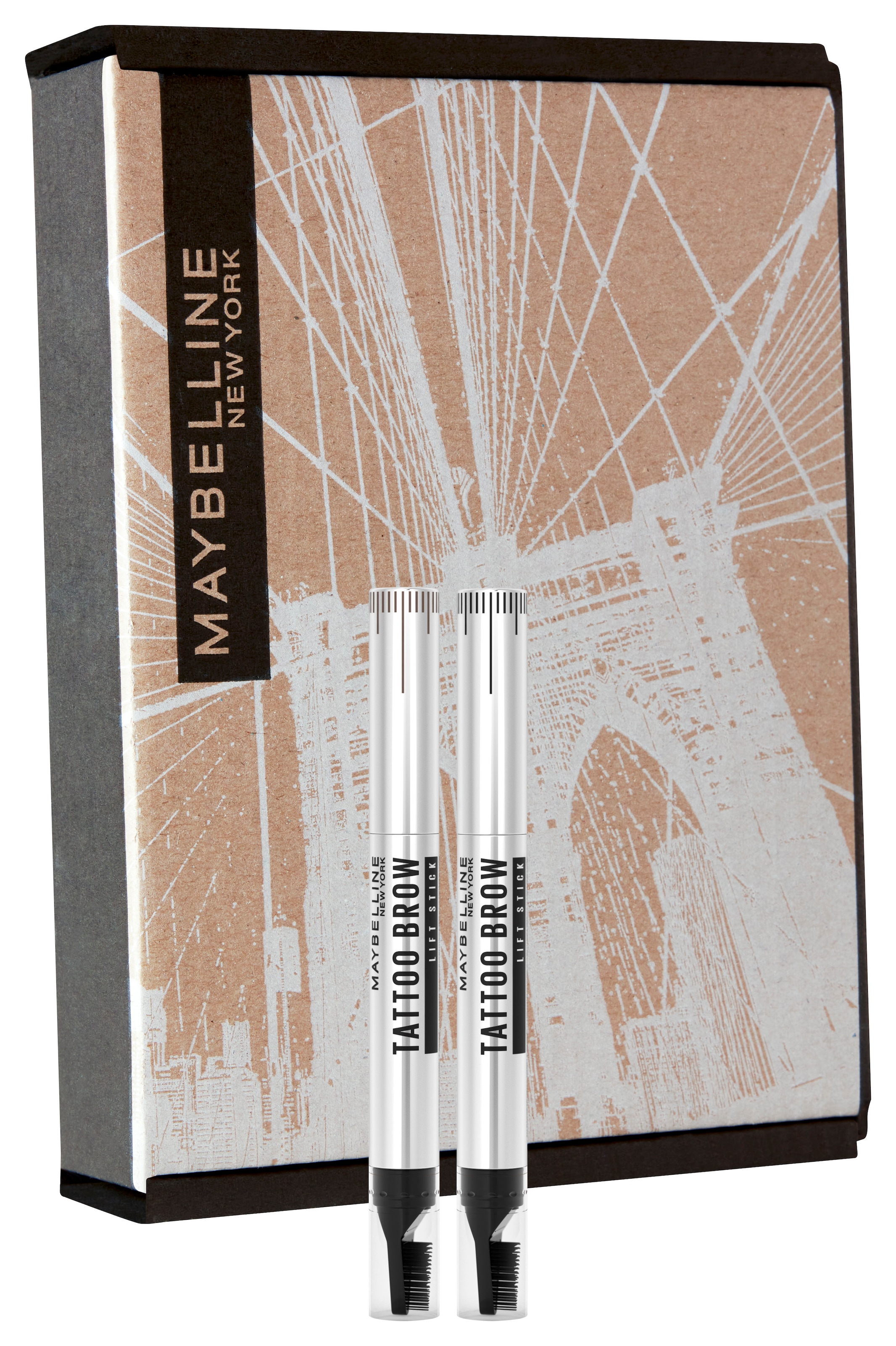 Augenbrauenpflege »Maybelline New York Tattoo Brow Lift Doppelpack«, Augenbrauenstift,...