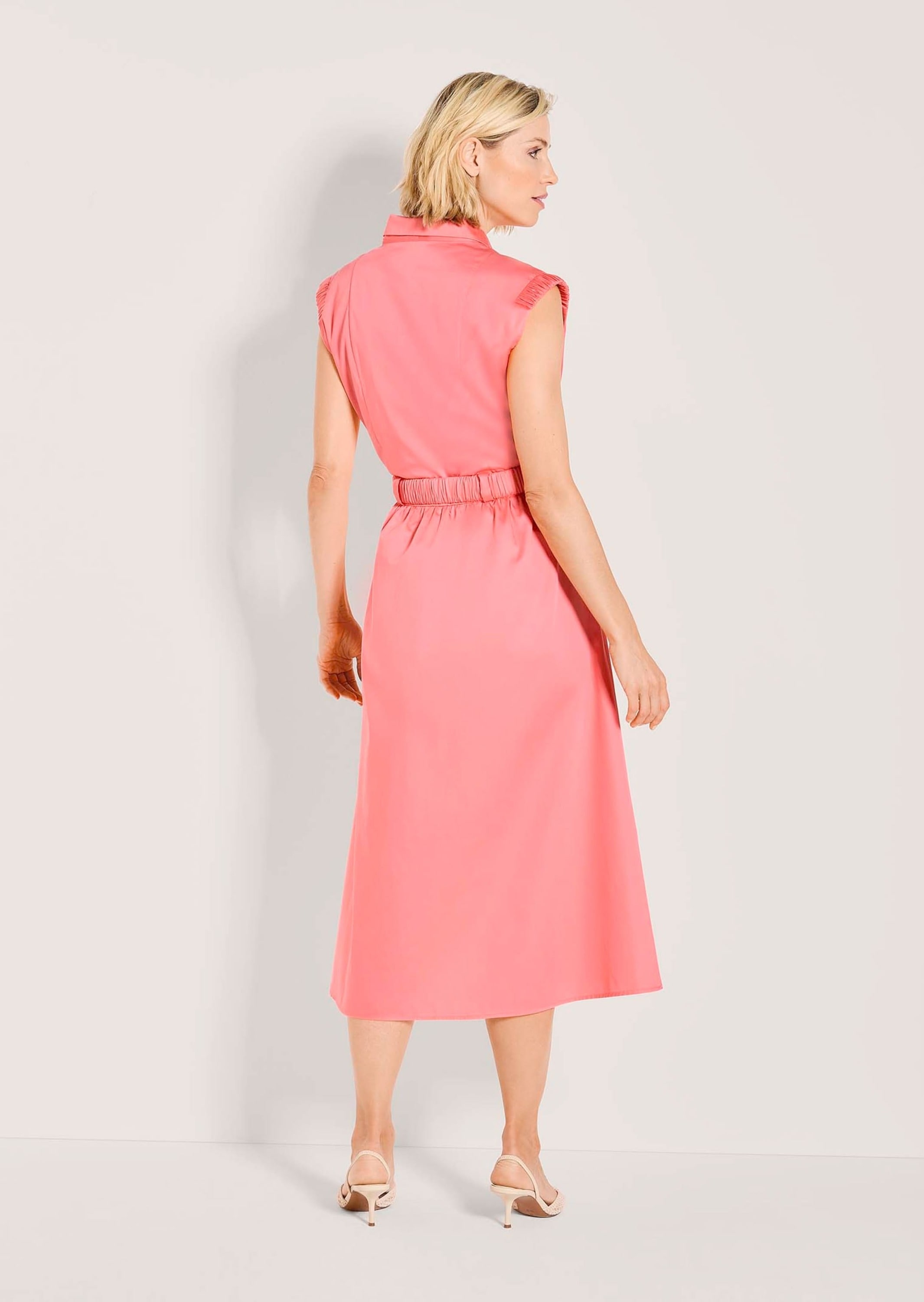 MADELEINE Midikleid »Wickelkleid Sommerkleid mit Gürtel« Eingrifftasche Reverskragen im Wickelstil