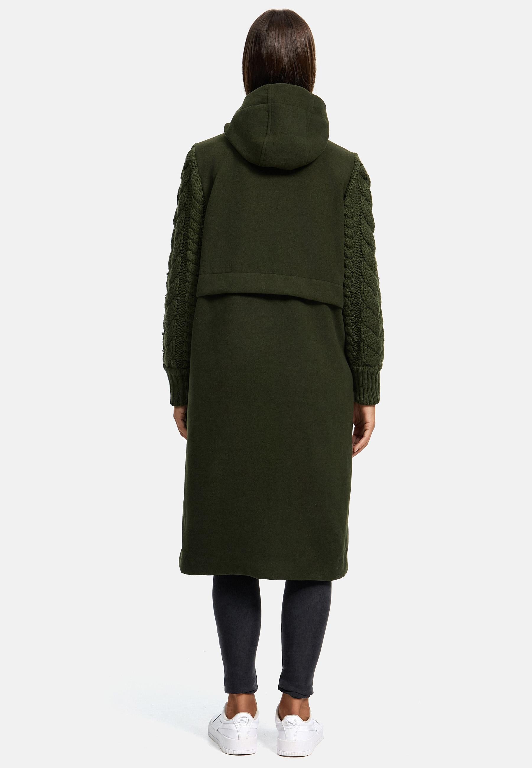 Navahoo Kurzmantel »Wintermantel Knit Babe 14«