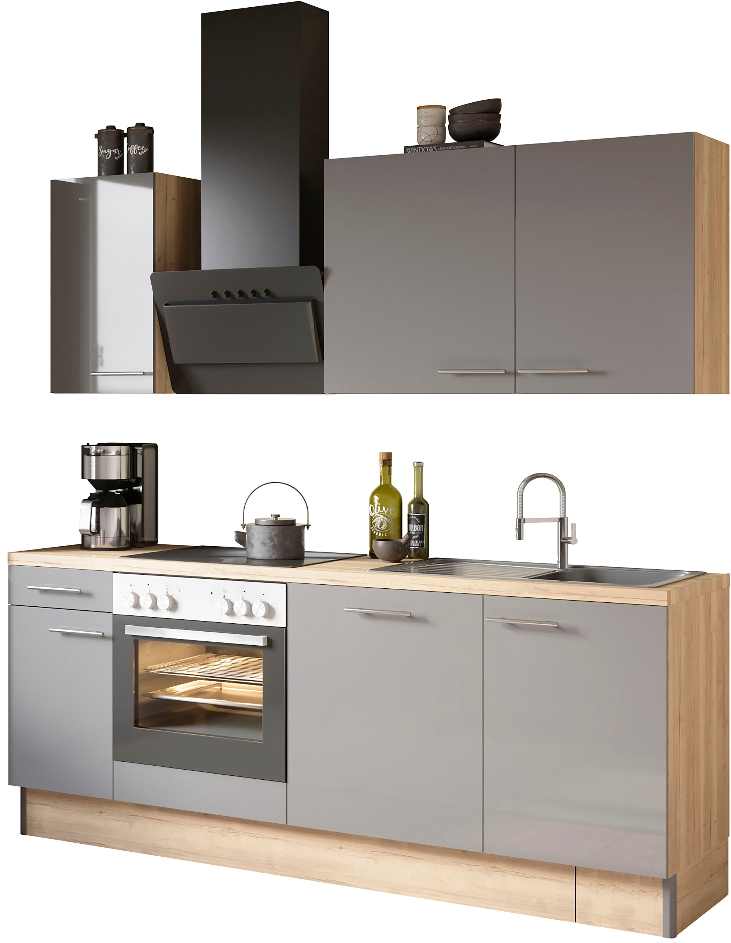 OPTIFIT Küche "Klara" 210 cm breit