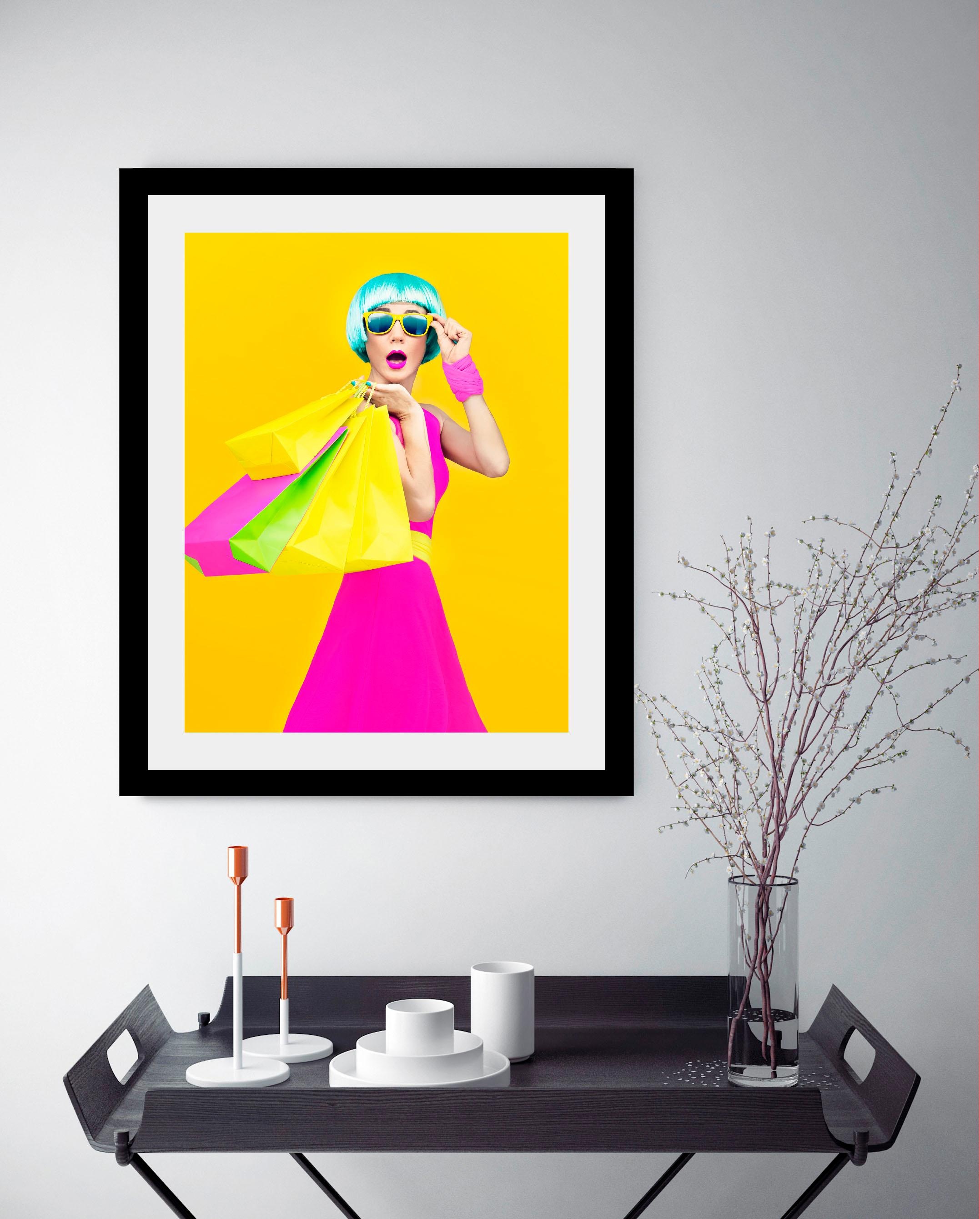 queence Bild »Frau« Bilder von Frauen | Frau | Humor | Kunst HD Premium Poster-Druck inkl. Holzrahmen