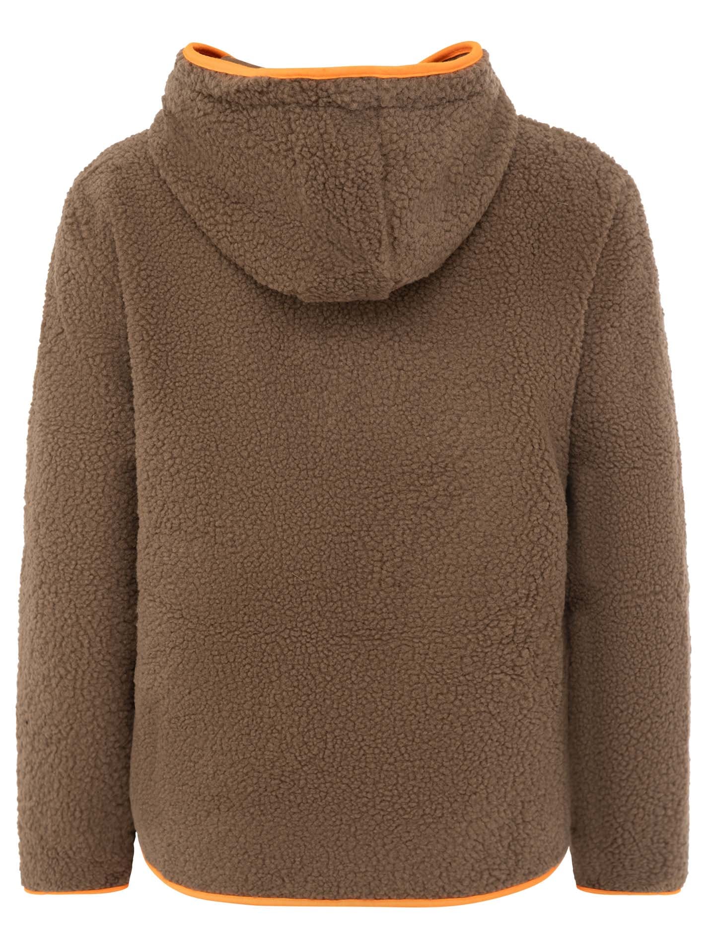 Zwillingsherz Fleecejacke »"Classic"« mit Kapuze kuschelig weich, mit Taschen, Kapuze, Kontrastdetails