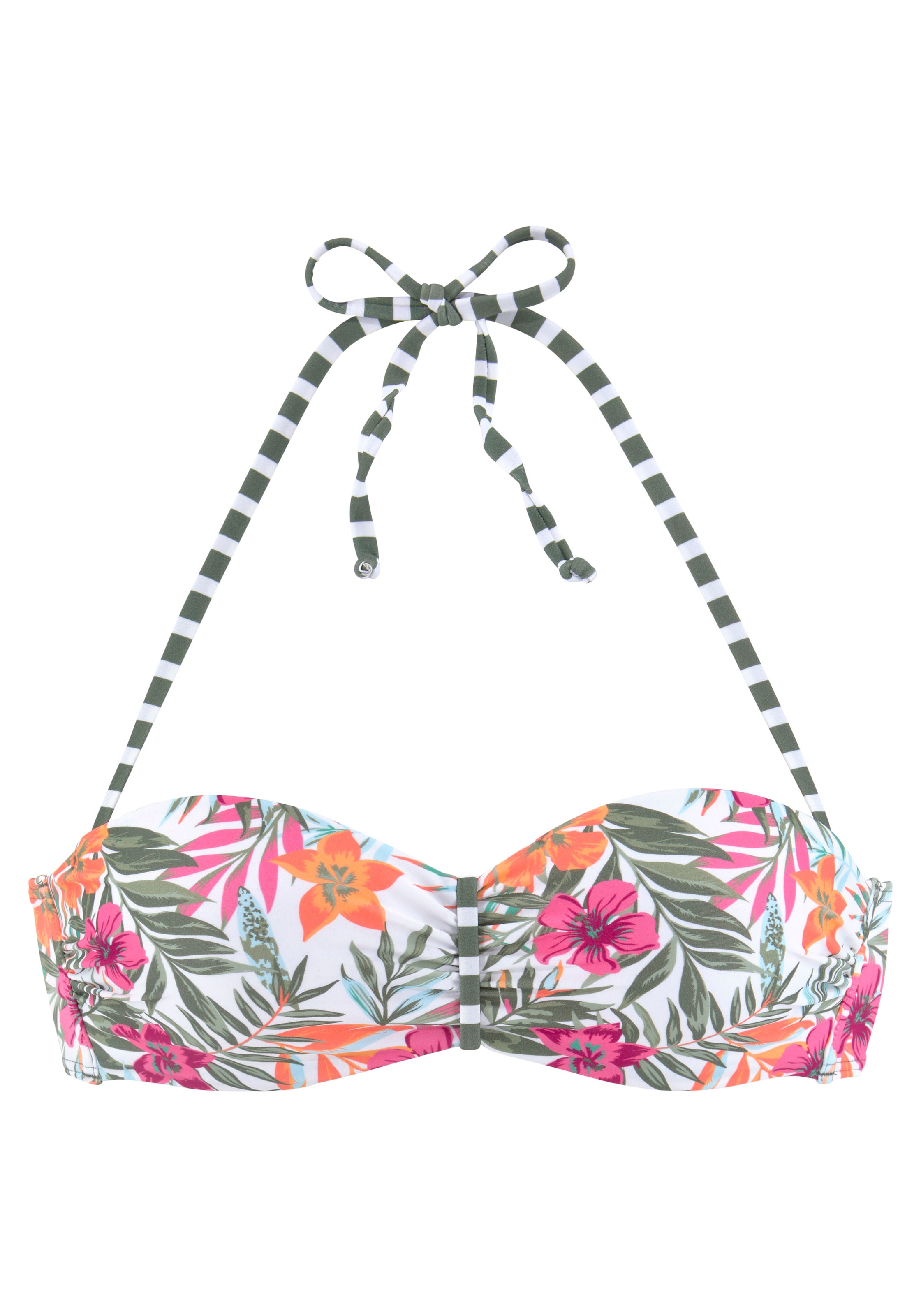 Venice Beach Bandeau-Bikini-Top »Summer«, mit geraffter Mitte