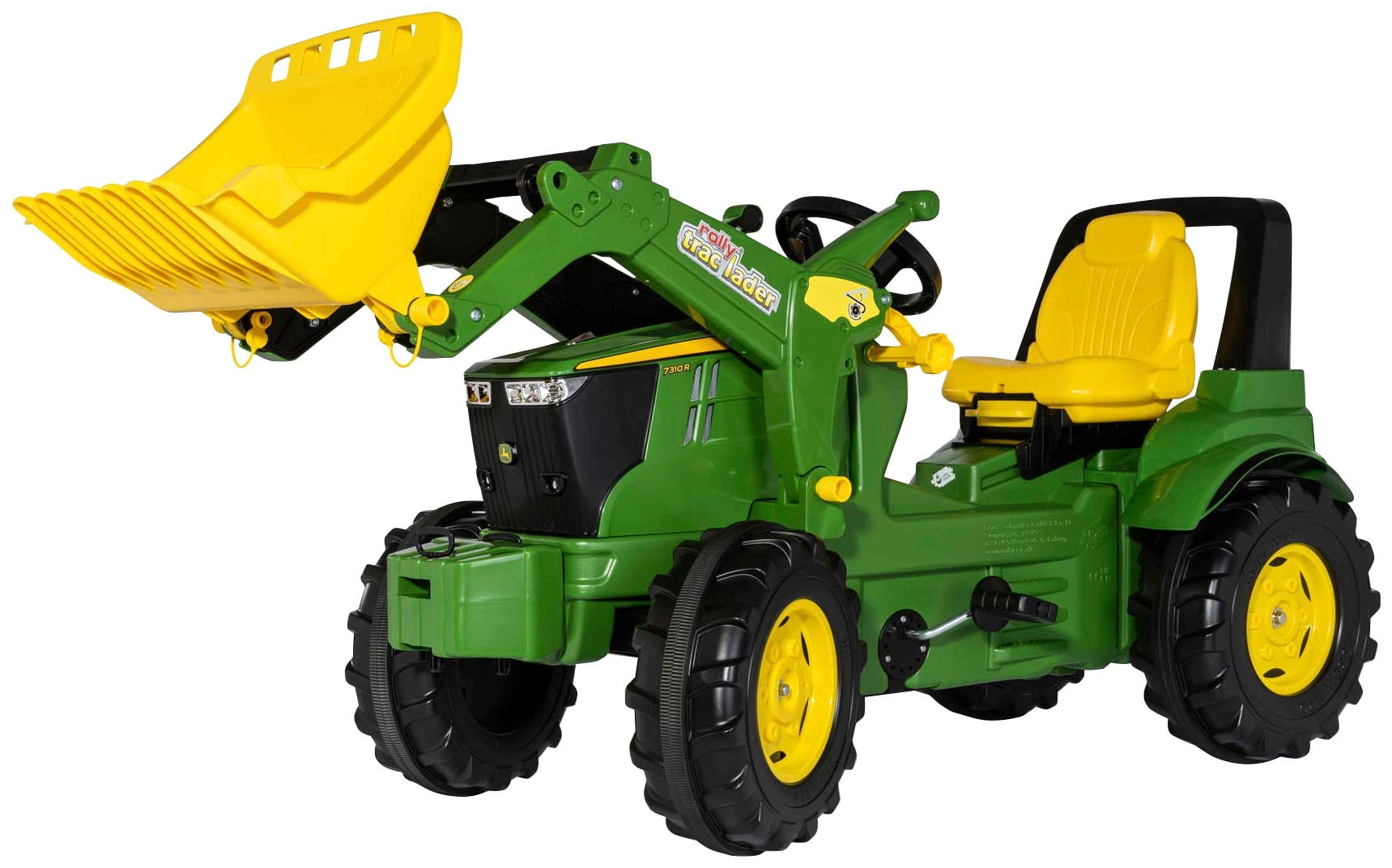 rolly toys® Trettraktor »rollyFarmtrac Premium II John Deere 7310R«, inkl. rollyTrac Lader