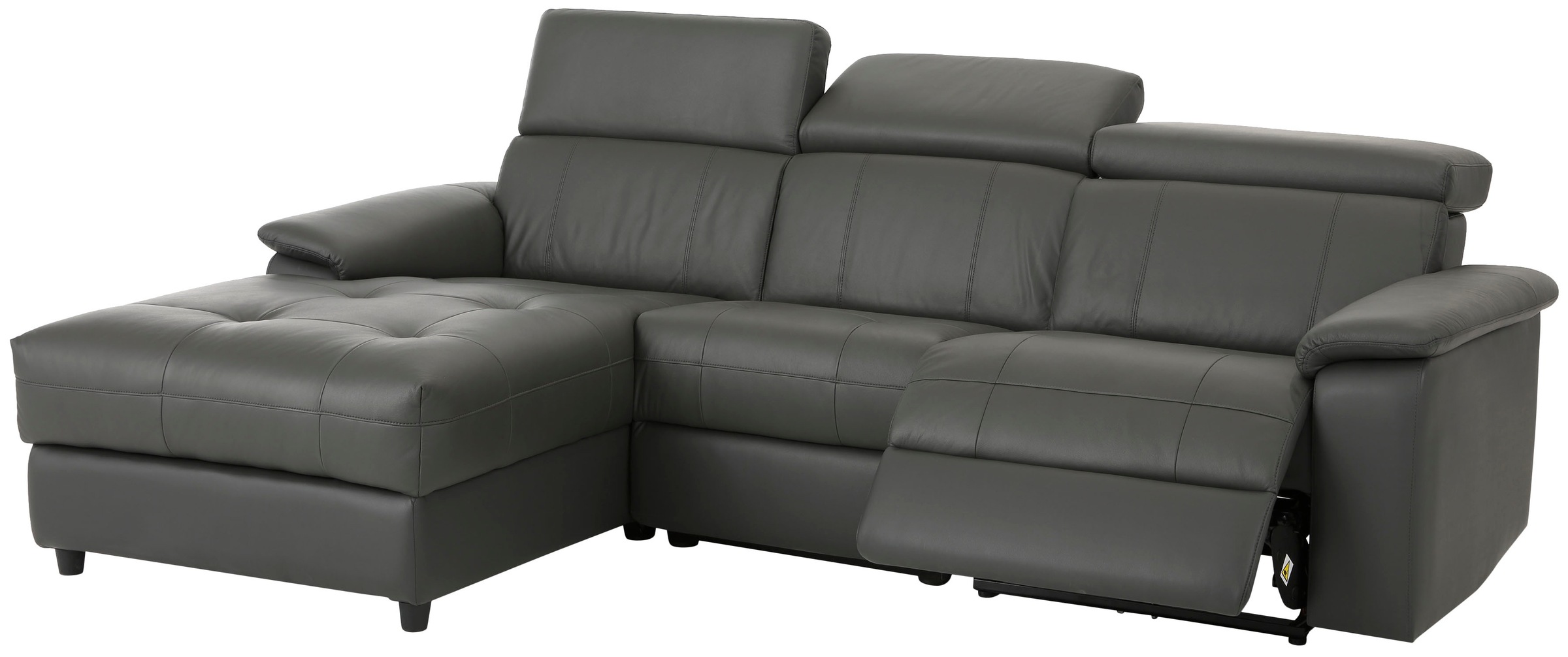 Home affaire Ecksofa »Binado, L-Form,«, mit manueller oder elektrischer Relaxfunktion mit USB-Anschluss
