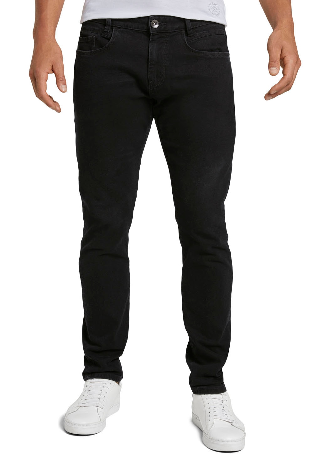 TOM TAILOR Slim-fit-Jeans »TROY«, unifarben