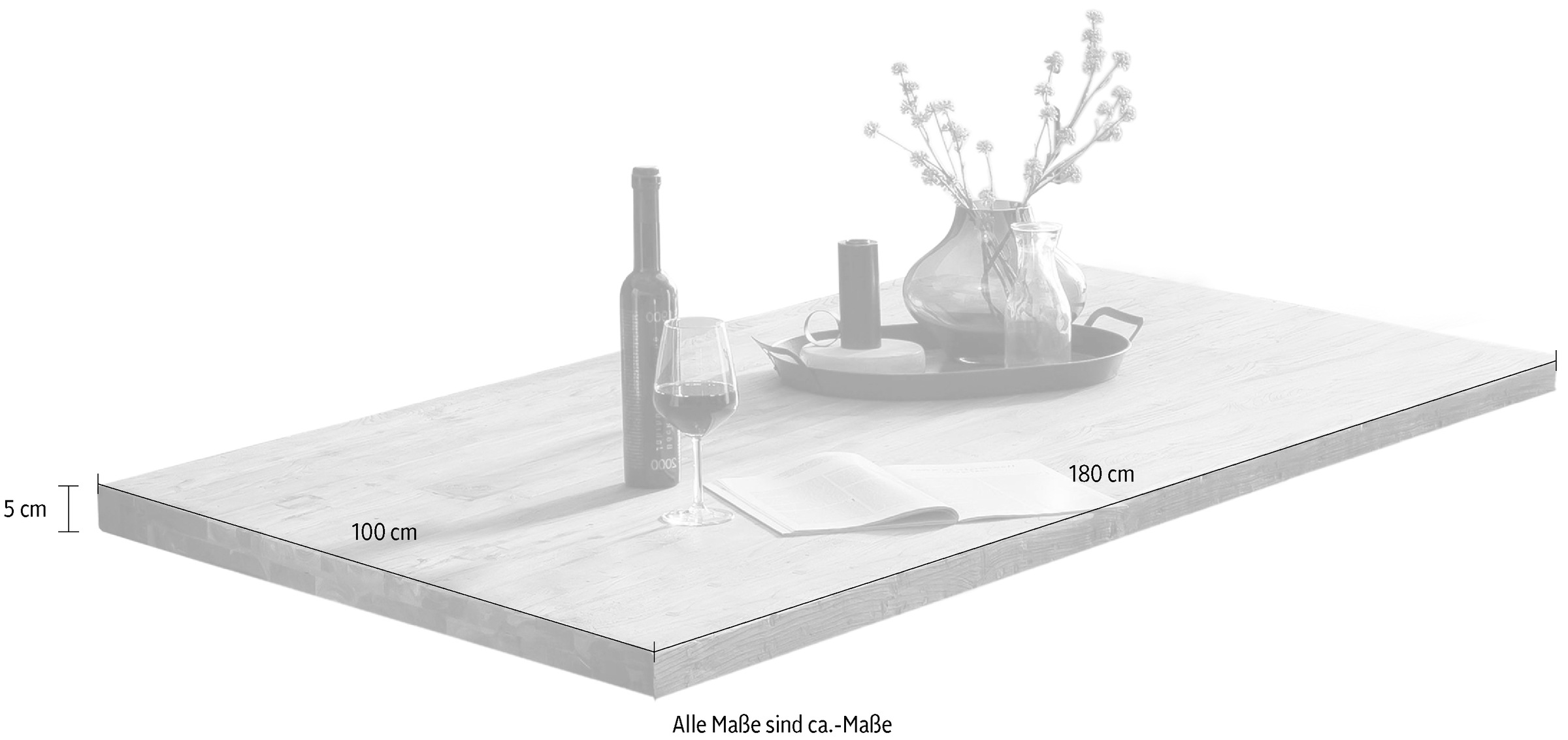 SIT Tischplatte 1 Stk. tlg. aus recyceltem Teakholz