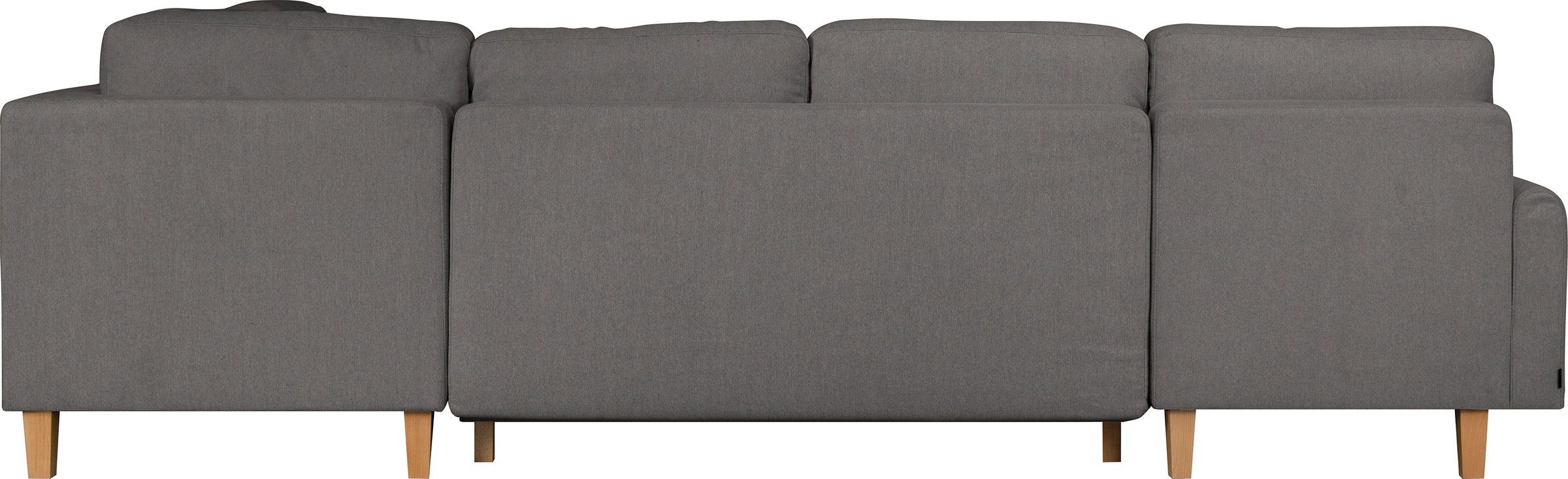 Home affaire Wohnlandschaft »TRIPLO U-Form wahlweise mit Schlaffunktion, B/T/H: 310/192/90 cm«, Schlafsofa, auch mit Bettkasten, Steppung im Rückenkissen