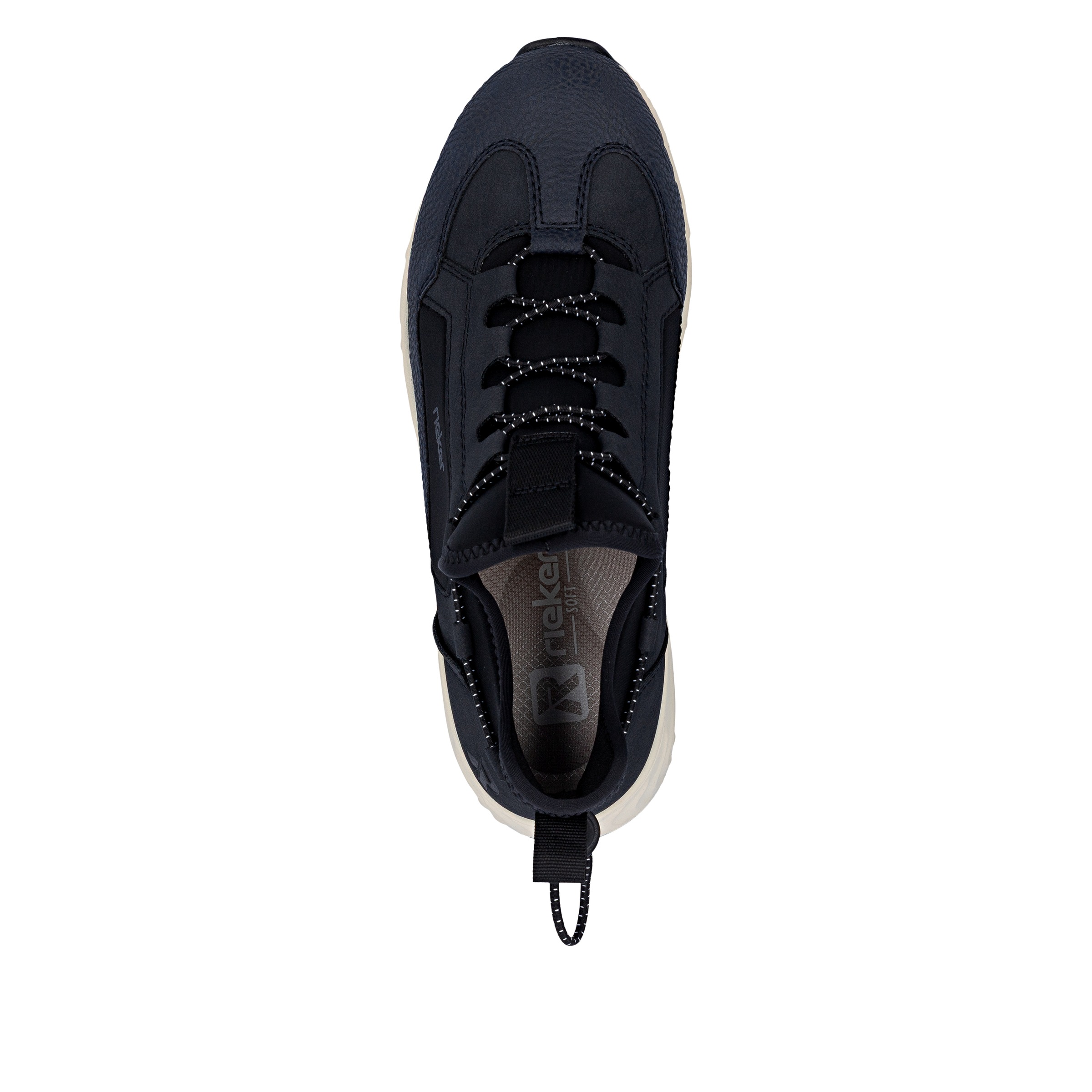 Rieker Slip-On Sneaker  Freizeitschuh, Schnürschuh, Slip-On mit Gummizug