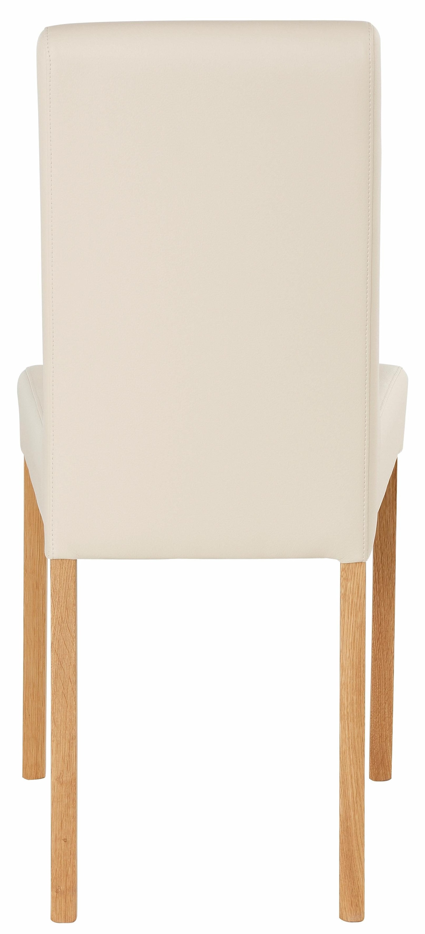Home affaire 4-Fußstuhl »Bologna«, (Set), 6 St., Kunstleder, Gestell aus Massivholz