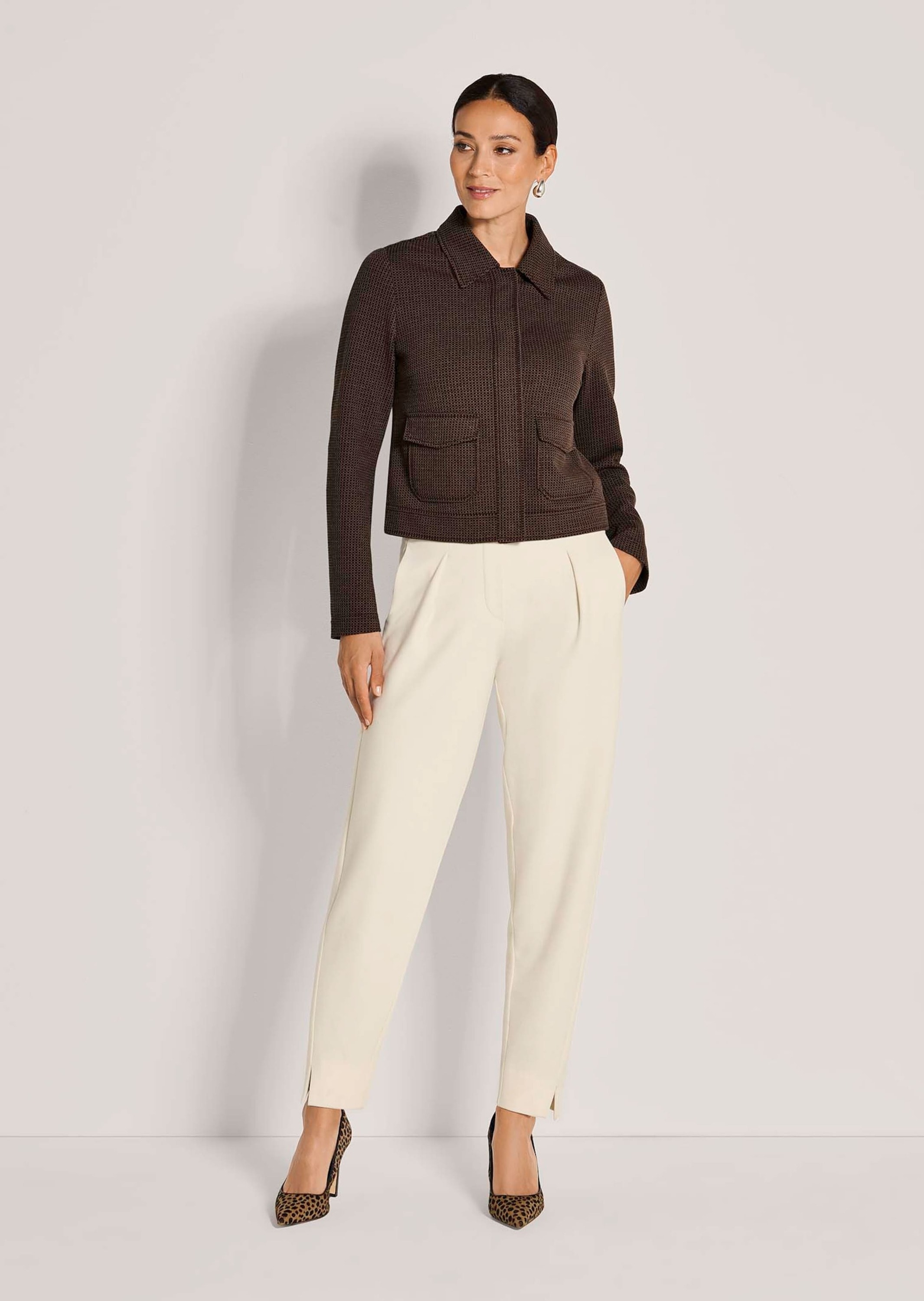 MADELEINE Jackenblazer »Blazer Jerseyblazer in Waffeloptik«