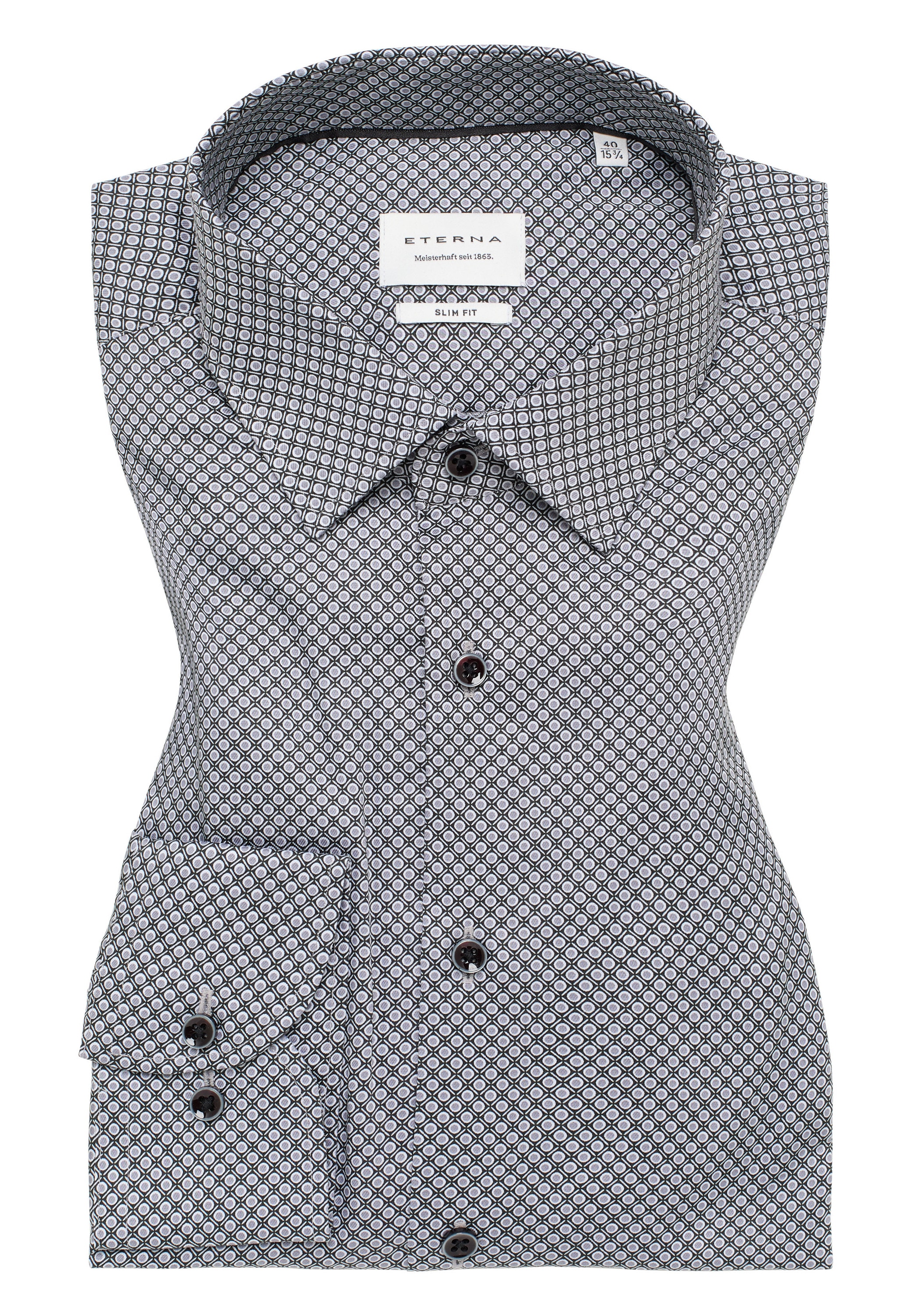 Eterna Langarmhemd »SLIM FIT«, NON IRON (bügelfrei)