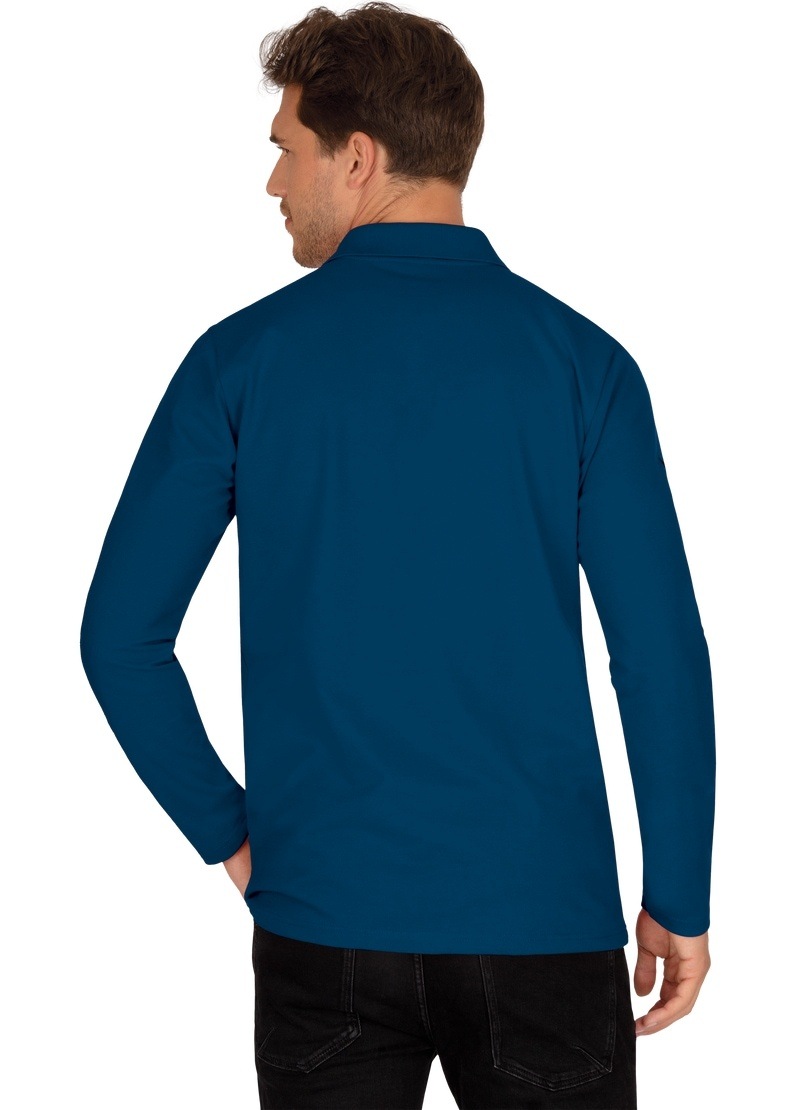 Trigema Poloshirt »TRIGEMA Langarm Poloshirt aus Biobaumwolle«, (1 tlg.)