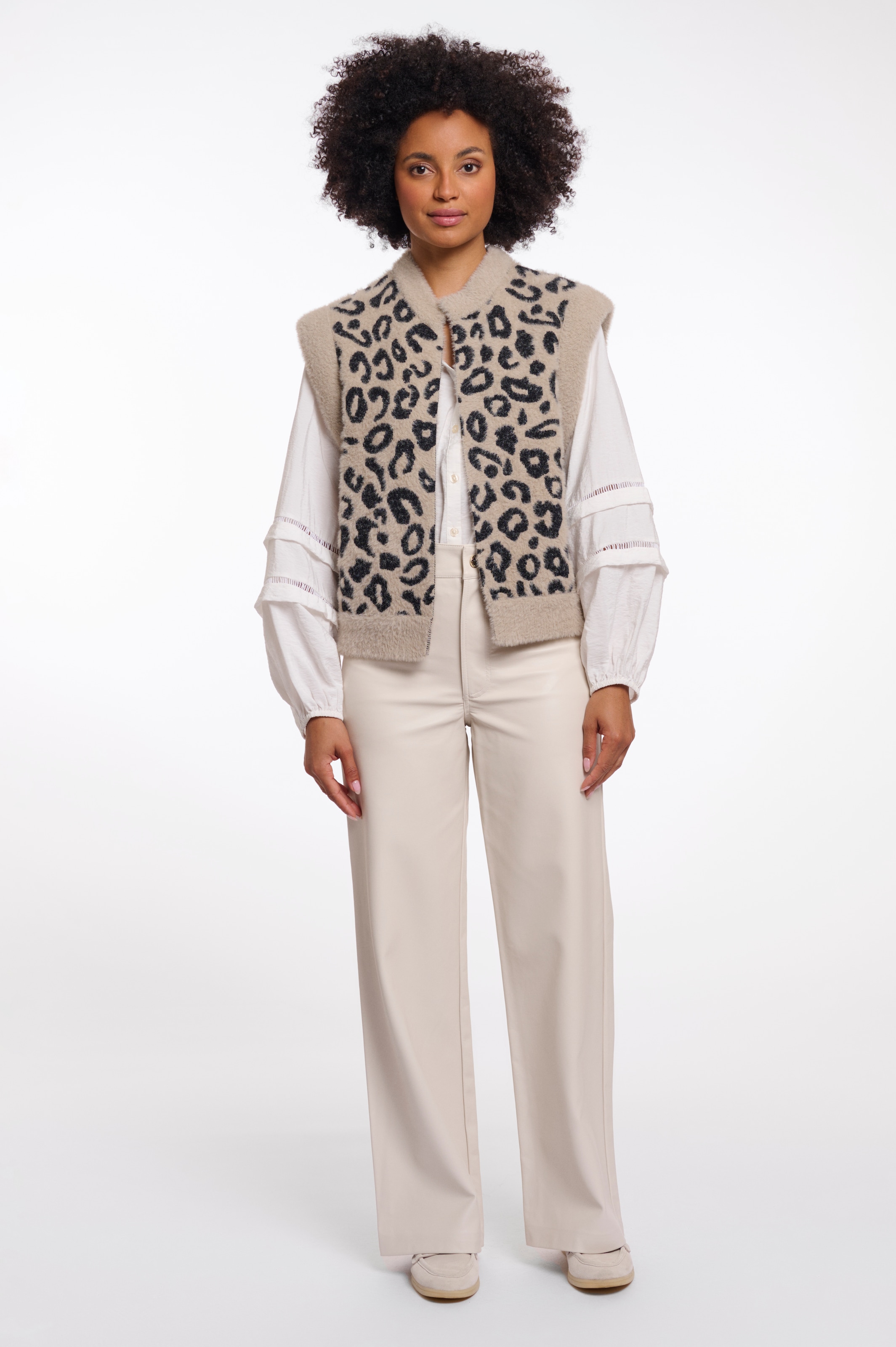 Rino & Pelle Kurzweste »ELONA« mit Bündchen