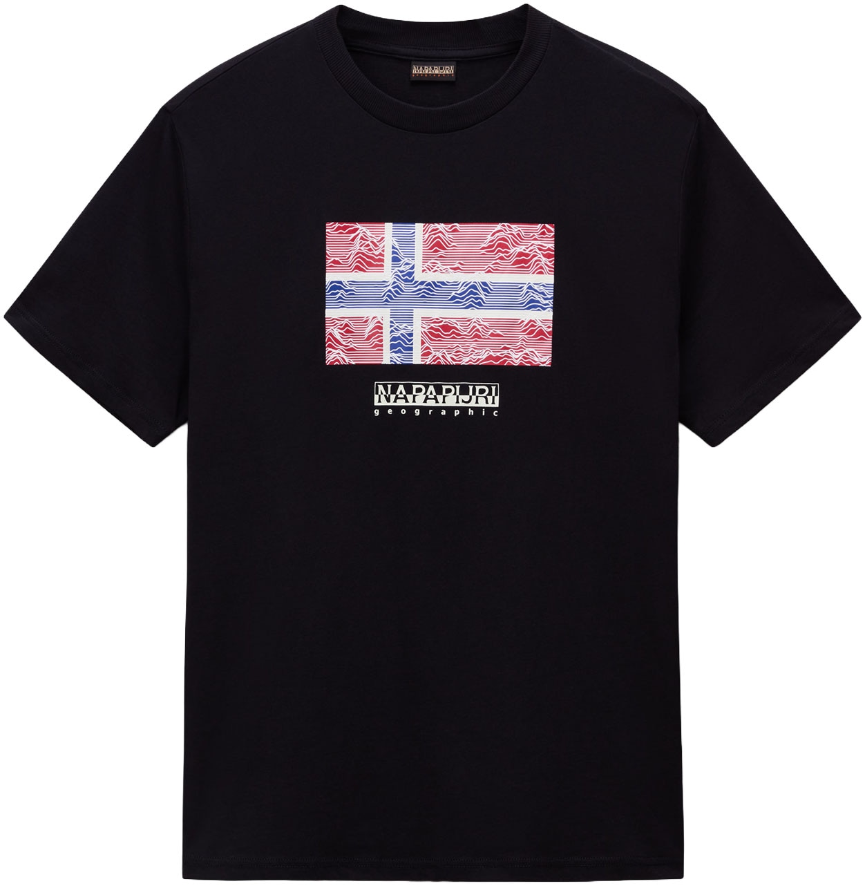 Napapijri T-Shirt »DRAPEAU« mit Print, Rundhals, Jersey