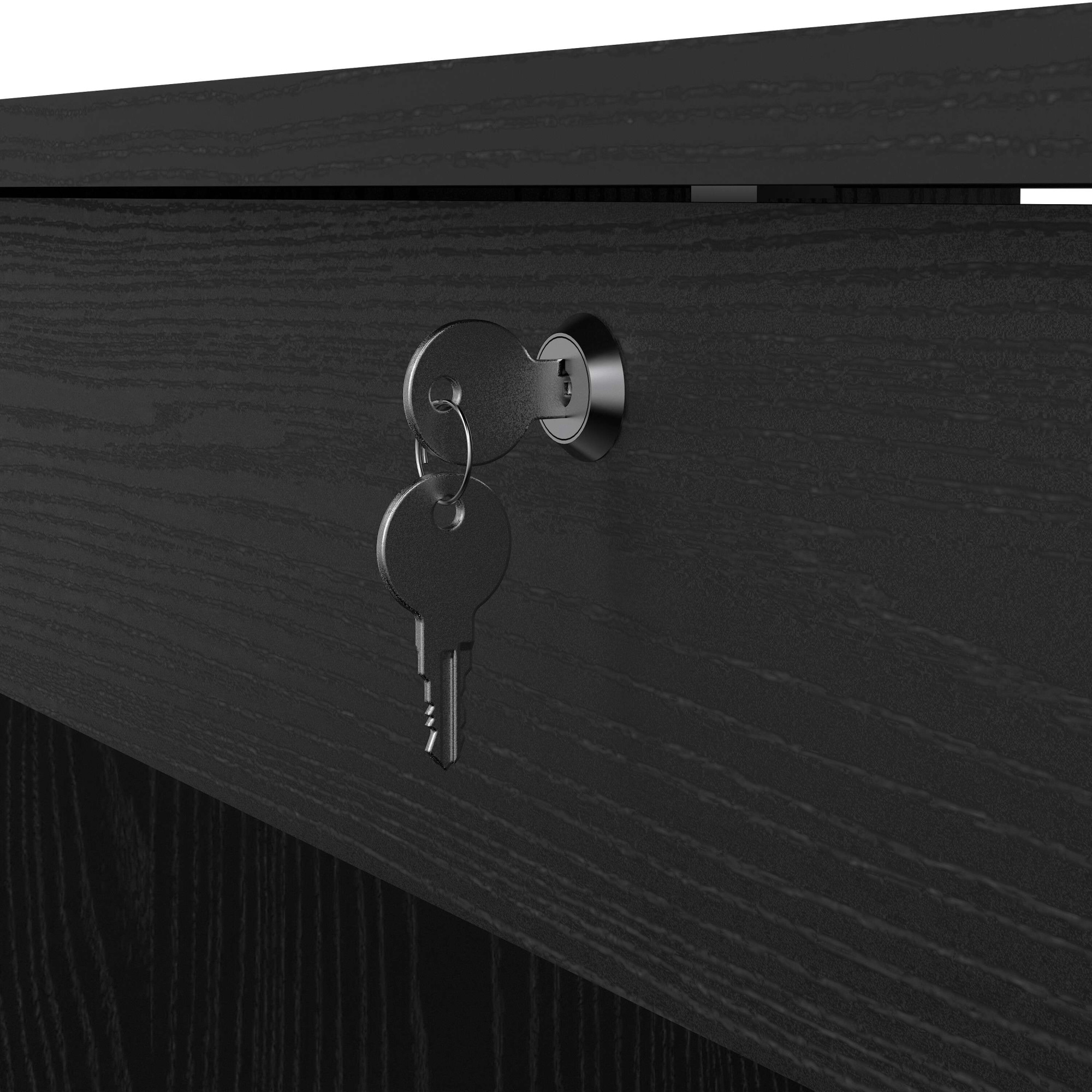 INOSIGN Schreibtisch »Funktion Plus, Arbeitstisch, Bürotisch«, Computertisch mit 5 Schubladen,1 abschließbar,Breite 110 cm