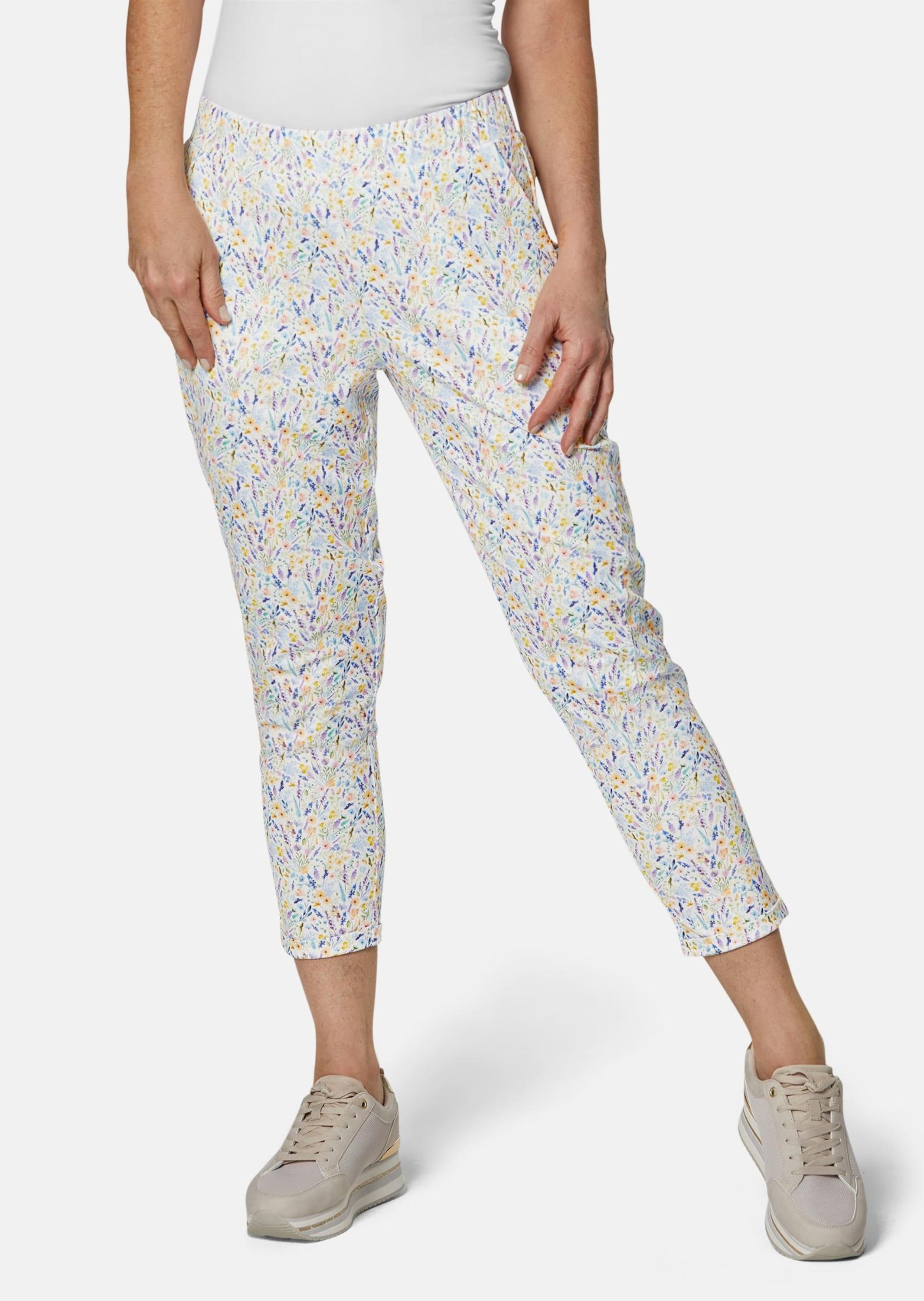 GOLDNER Chinos »Druckhose Attraktive Druckhose mit weichem Fall«