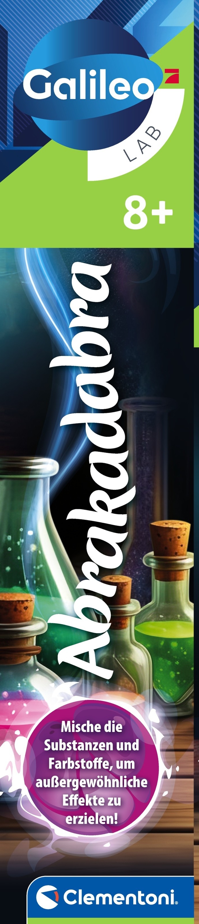 Clementoni® Experimentierkasten »Galileo, Abrakadabra - Die Magie der Chemie« Made in Europe