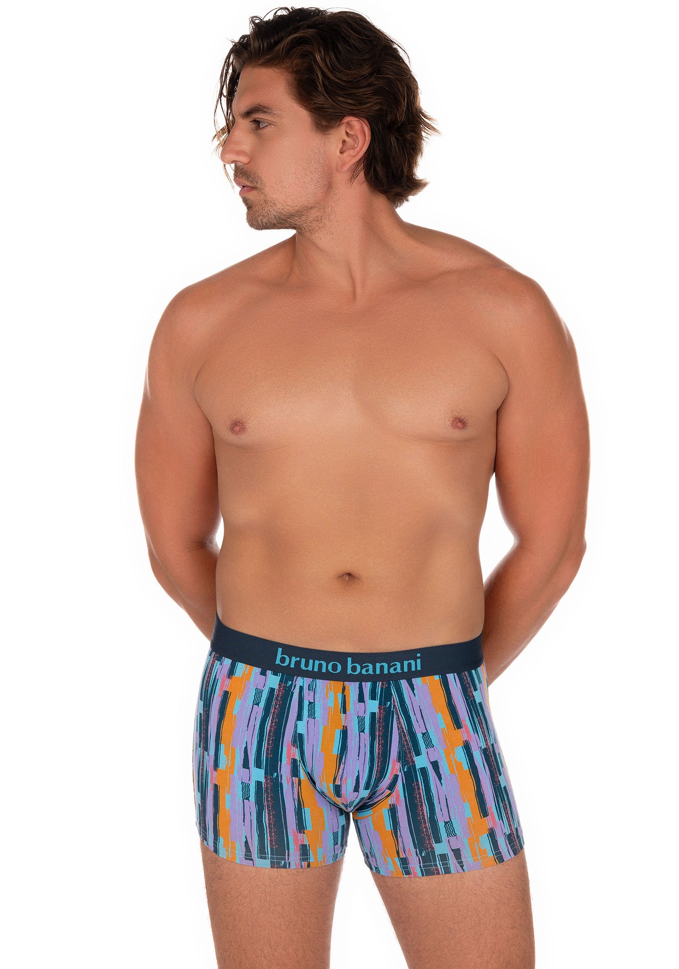 Bruno Banani Boxershorts »Retro Pants«, (2er Pack), mit stylischen Mustern