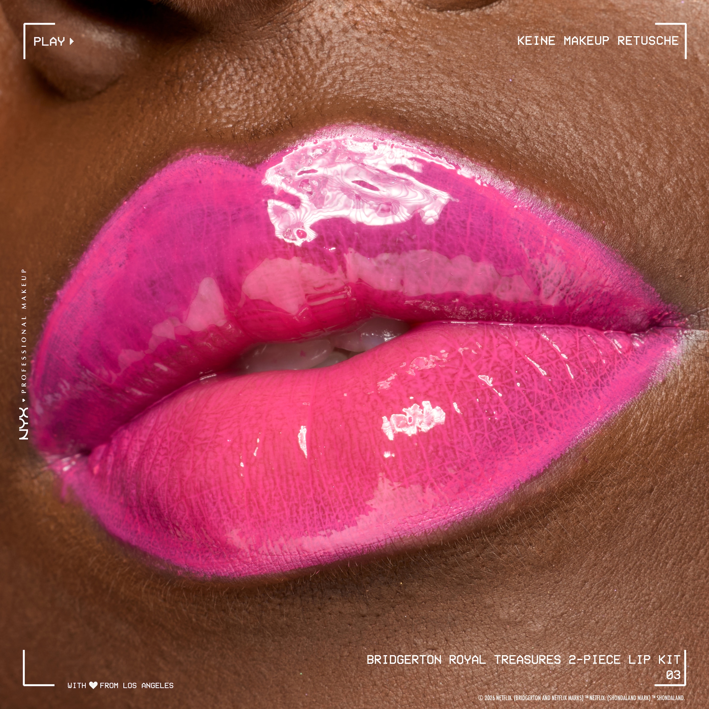 NYX PROFESSIONAL MAKEUP Schmink-Set »BRIDGERTON ROYAL TREASURES LIP KIT« Royal Butter Gloss und Royal Lip Liner