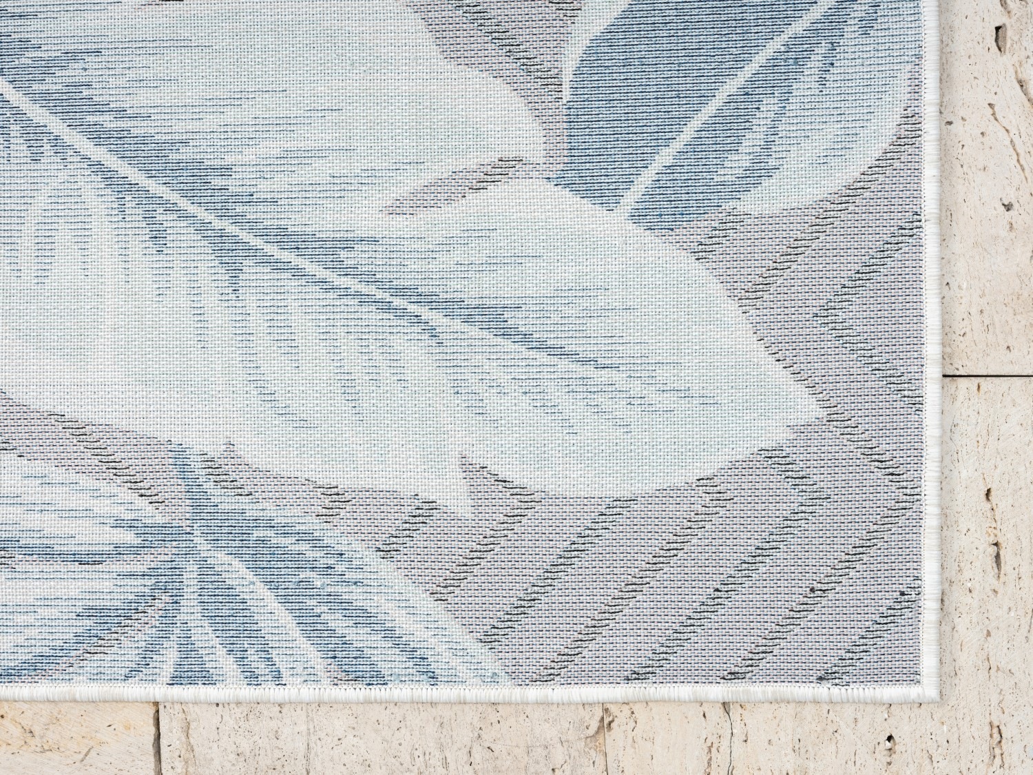 Myflair Möbel & Accessoires Teppich »Tiki Lagerräumung«, rechteckig, 8 mm Höhe, Blätter Motiv, Hoch-Tief Effekt, Outdoor geeignet, Balkon, Terrasse