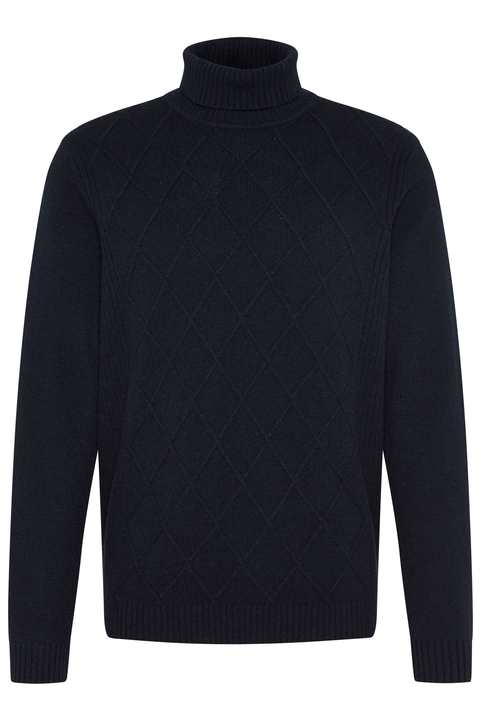 bugatti Rollkragenpullover, mit 3-D-Rautenmuster