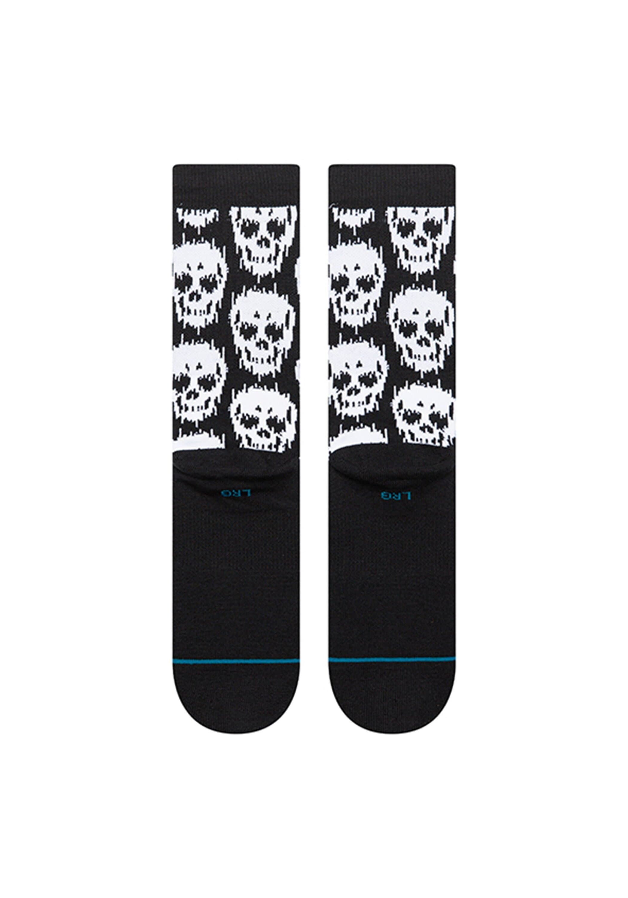 Stance Kurzsocken »Socken Static Skull Crew 1er Pack« 1 Paar tlg.