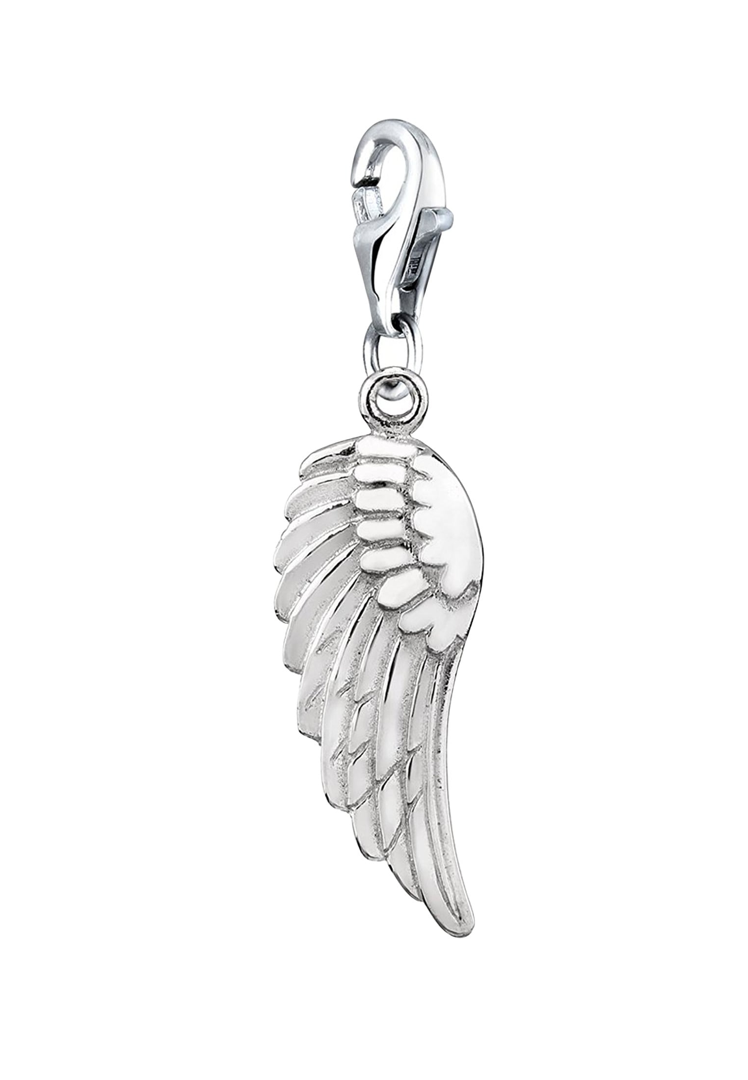 Nenalina Charm-Einhänger »Charm Anhänger Flügel Engel Glücksbringer 925 Silber«