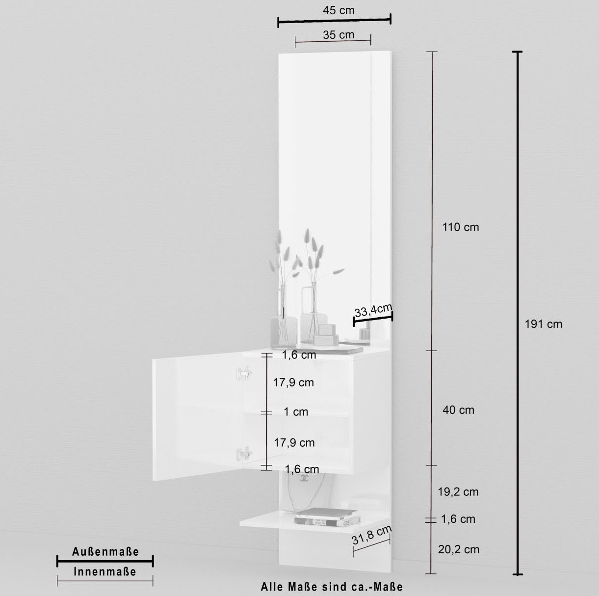 Tecnos Schuhschrank »Kompakt«, (1 St.), Höhe ca, 190 cm online bestellen |  UNIVERSAL