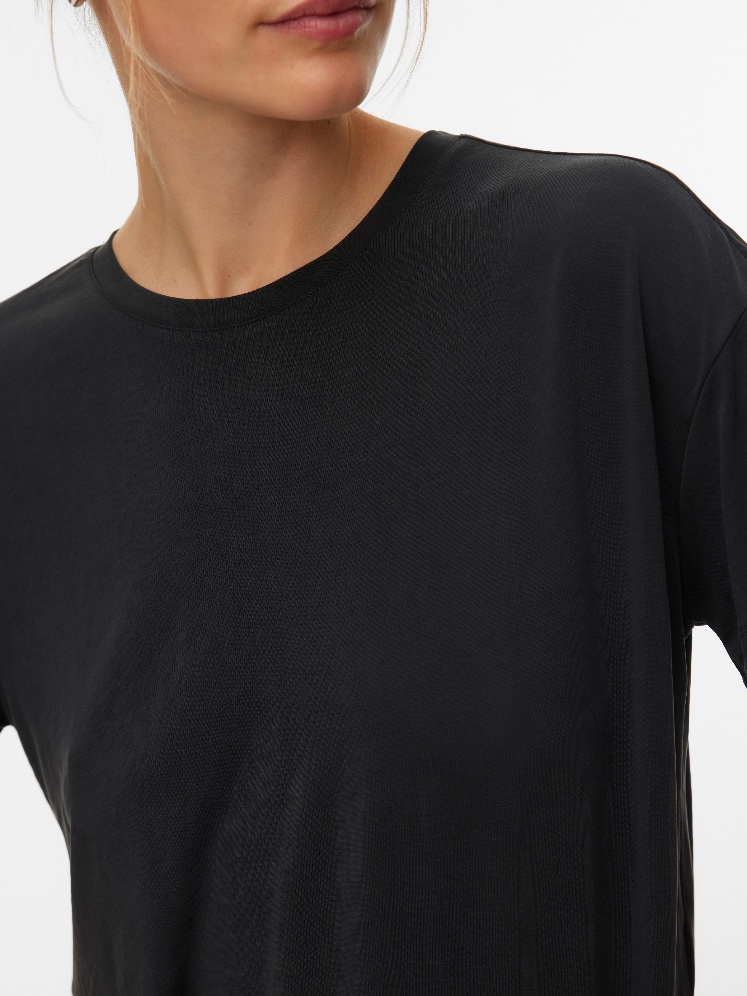 Vero Moda Kurzarmshirt »VMFILLI 2/4 TEE JRS NOOS« Materialmix, relaxed fit