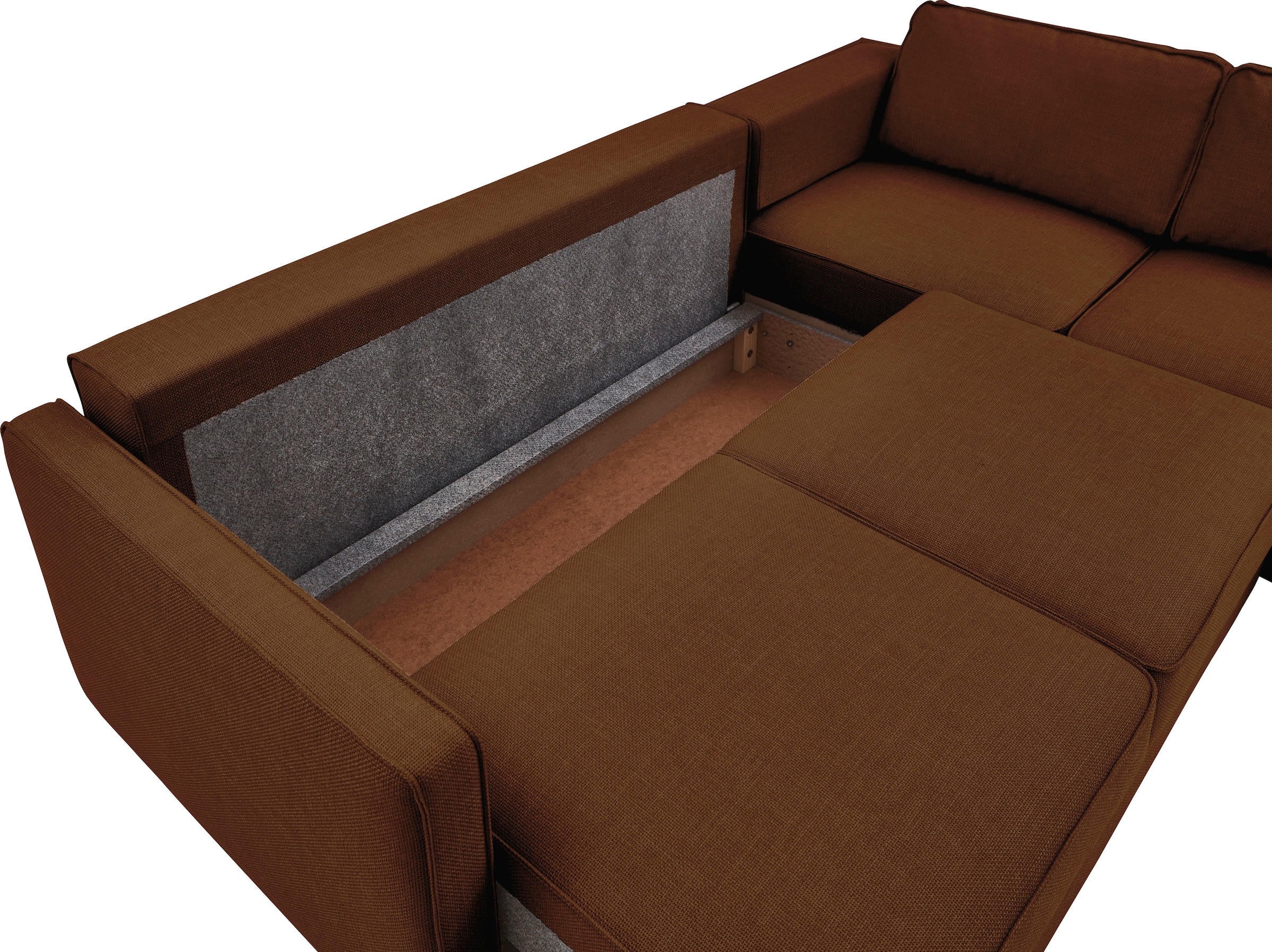 ATLANTIC home collection Schlafsofa »Chill«, Ecksofa mit Bettfunktion und Bettkasten