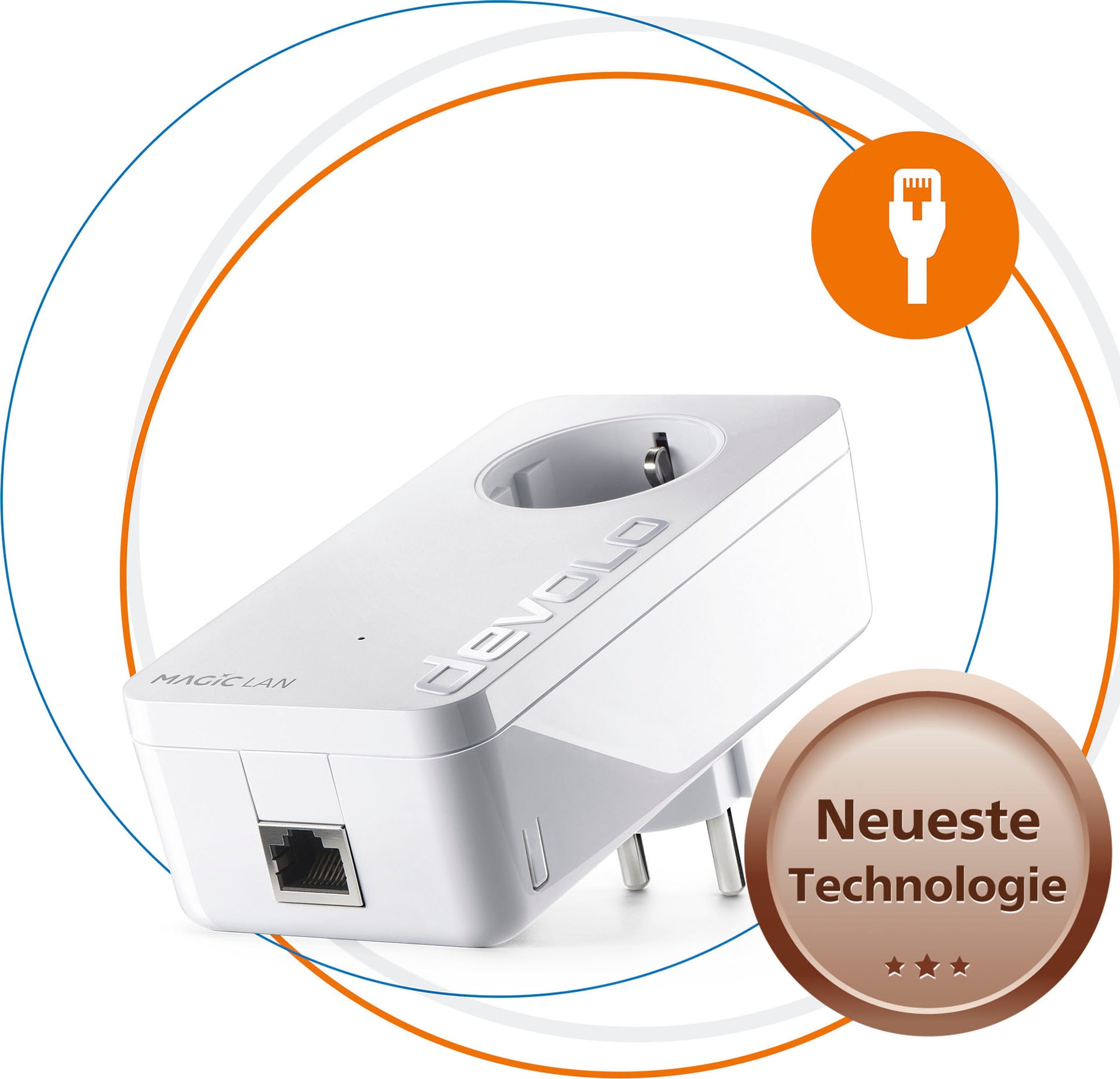 DEVOLO LAN-Router »Magic 1 LAN Ergänzung (1200Mbit, G.hn, 1x GbitLAN, Heimnetz)«