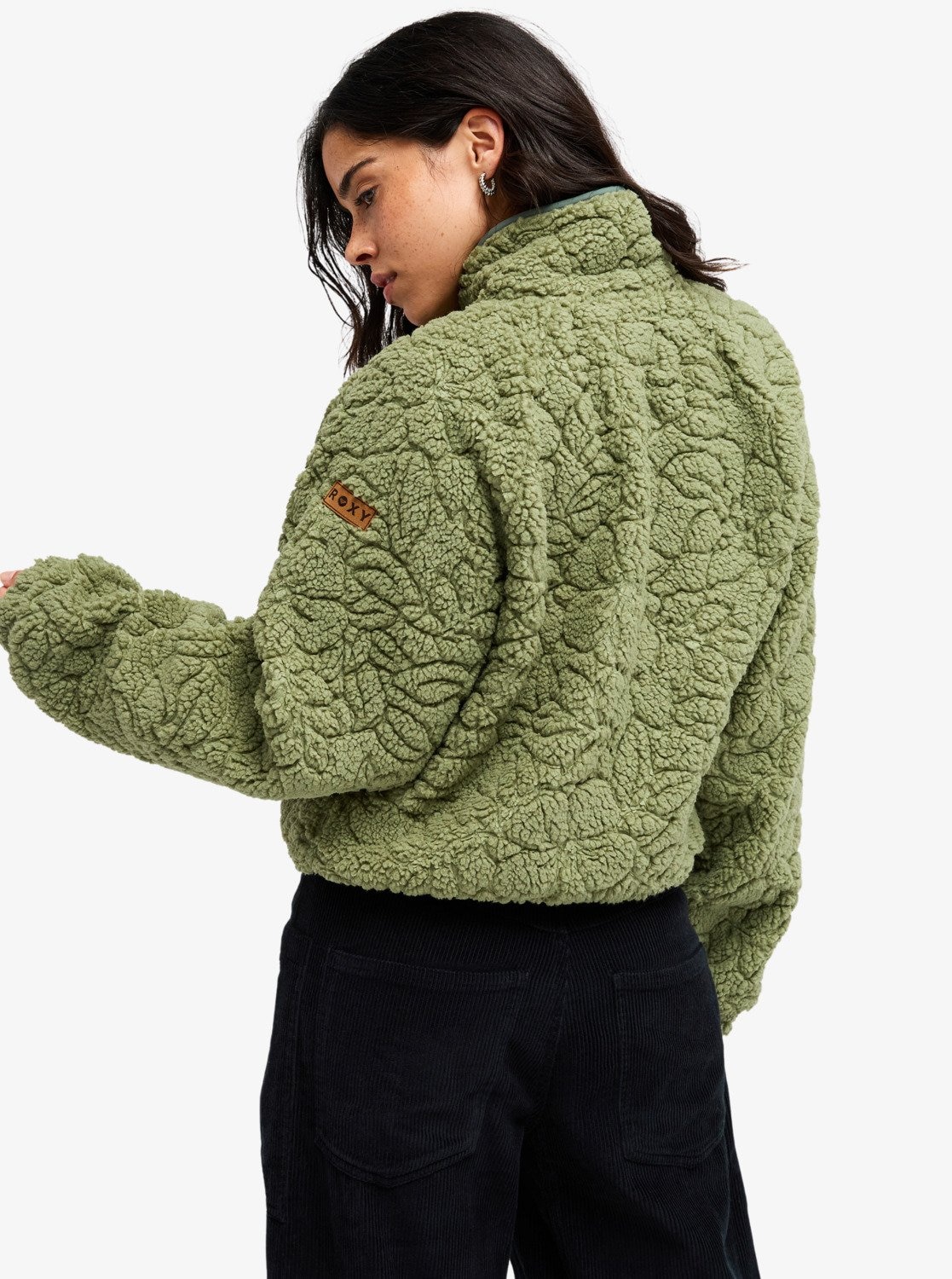 Roxy Fleecejacke »BLURRY CLOUD« für kühle Tage, aus Polyester, leichtes Material, sportlicher Stil