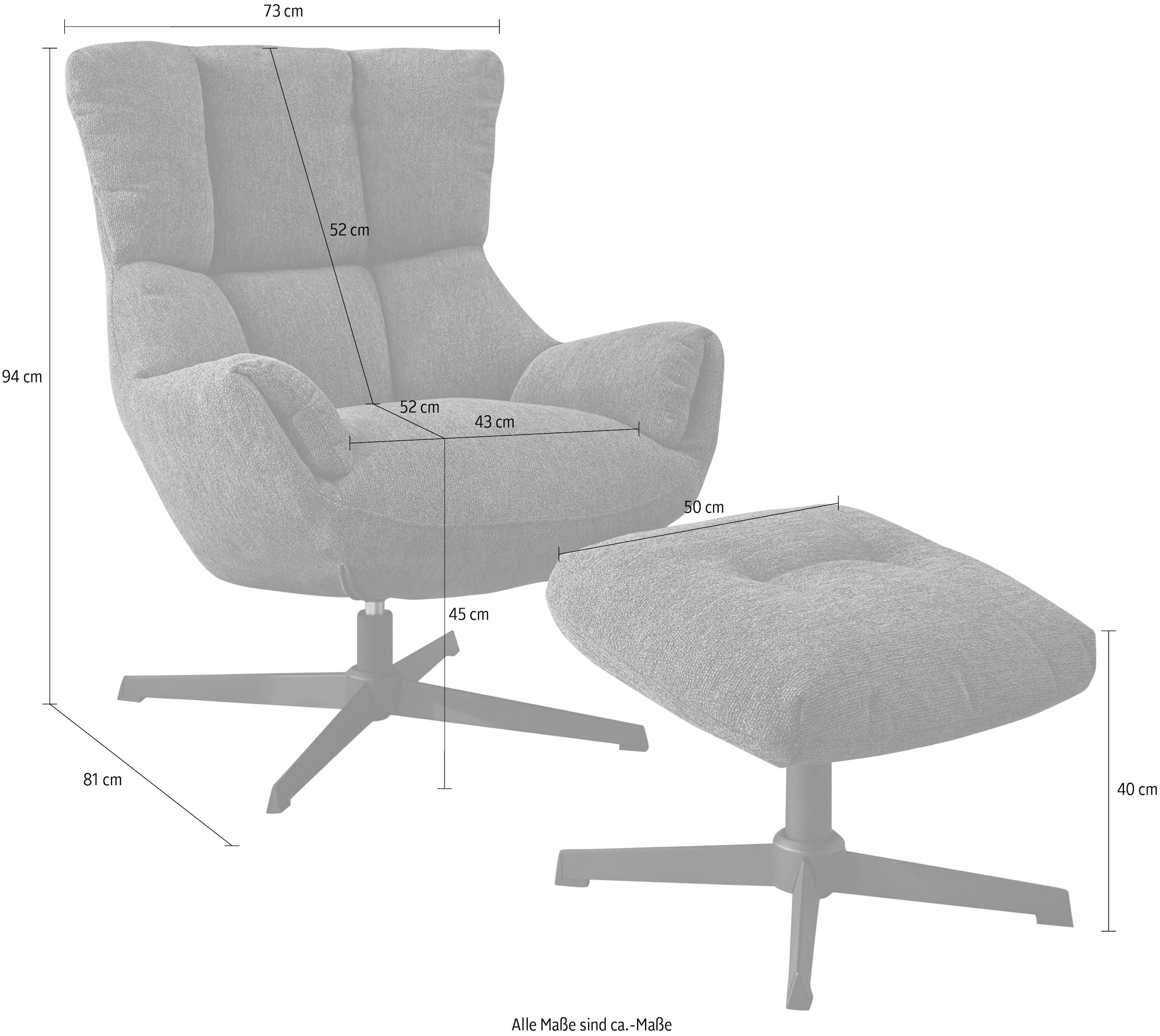 Jockenhöfer Gruppe Relaxsessel »Melania«