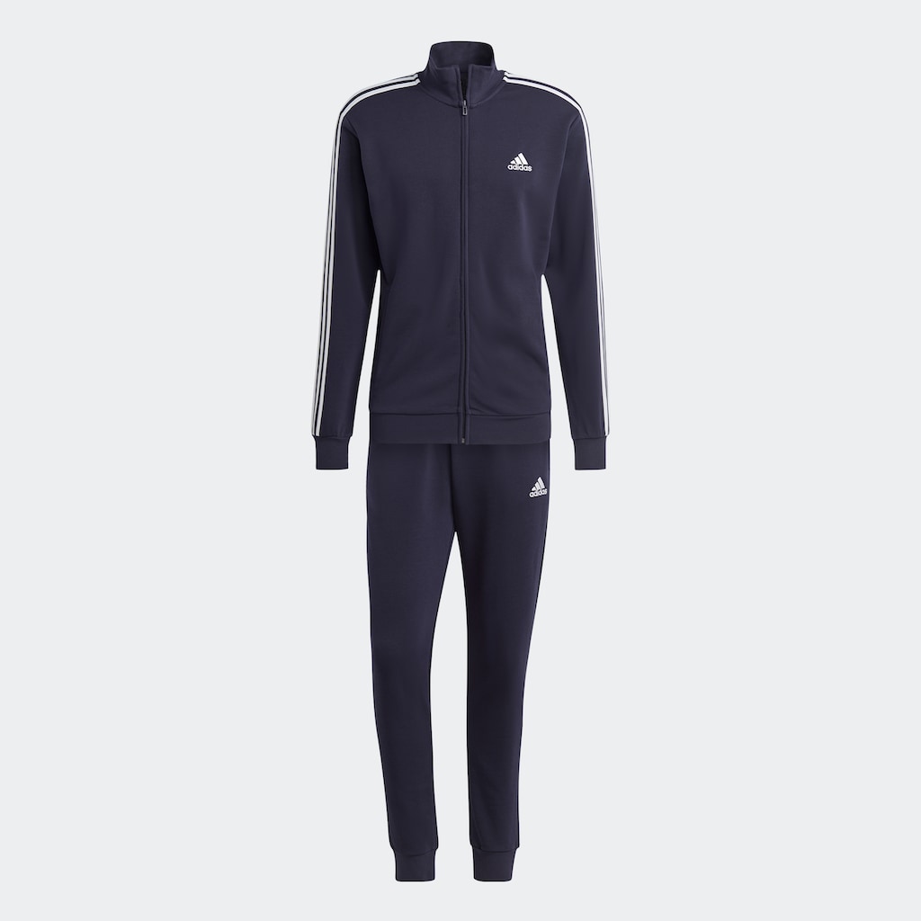 adidas Sportswear Trainingsanzug »BASIC 3-STREIFEN FRENCH TERRY«, (2 tlg.)