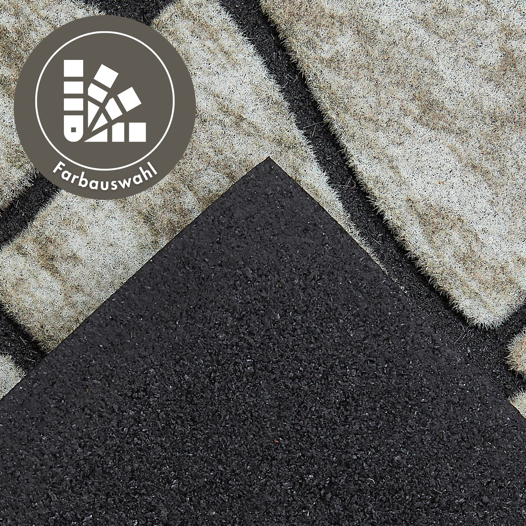 Andiamo Stufenmatte »Outdoor, 2er Set« rechteckig 6 mm Höhe Outdoor-Stufenmatten, Stein Motiv, Gartenbereich, Außenbereich