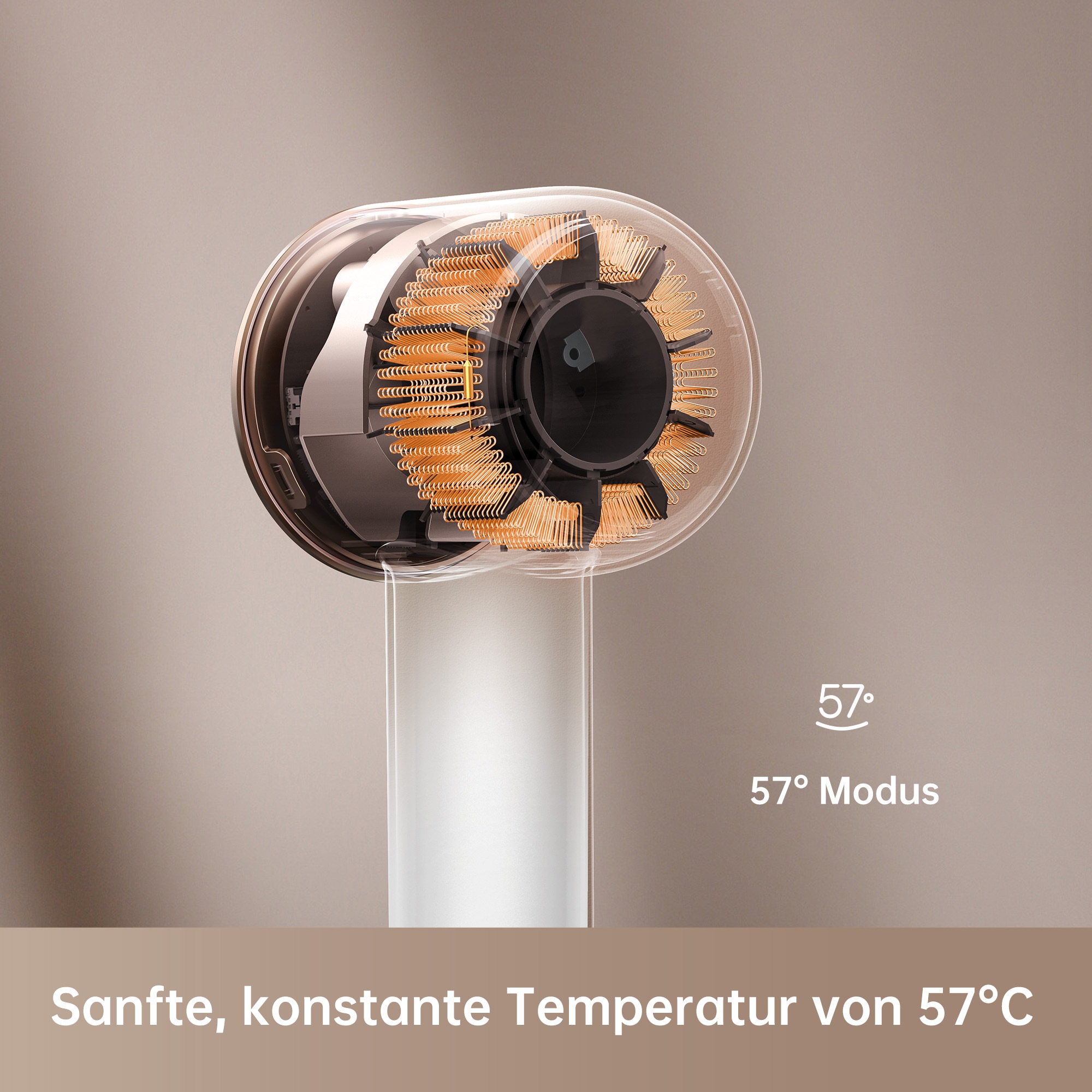 Dreame Haartrockner »Dreame Glory Combo«, 2 Aufsätze, 300 Mio. Anionen, konstante Temperatur, geringes Gewicht von nur 345g