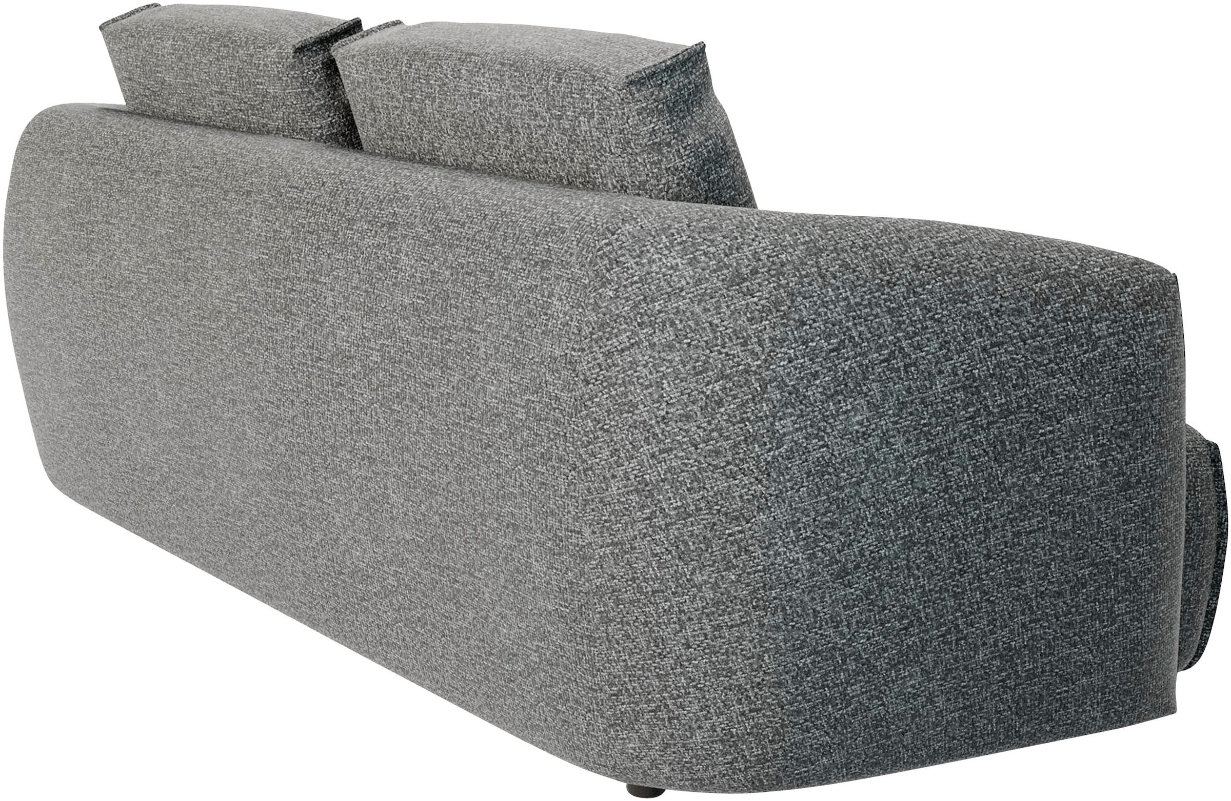 TRENDMANUFAKTUR 3-Sitzer »Shawn Designsofa mit elegant geschwungen Armlehnen, bequem«, organischer Form, mit hochwertigem Bezug
